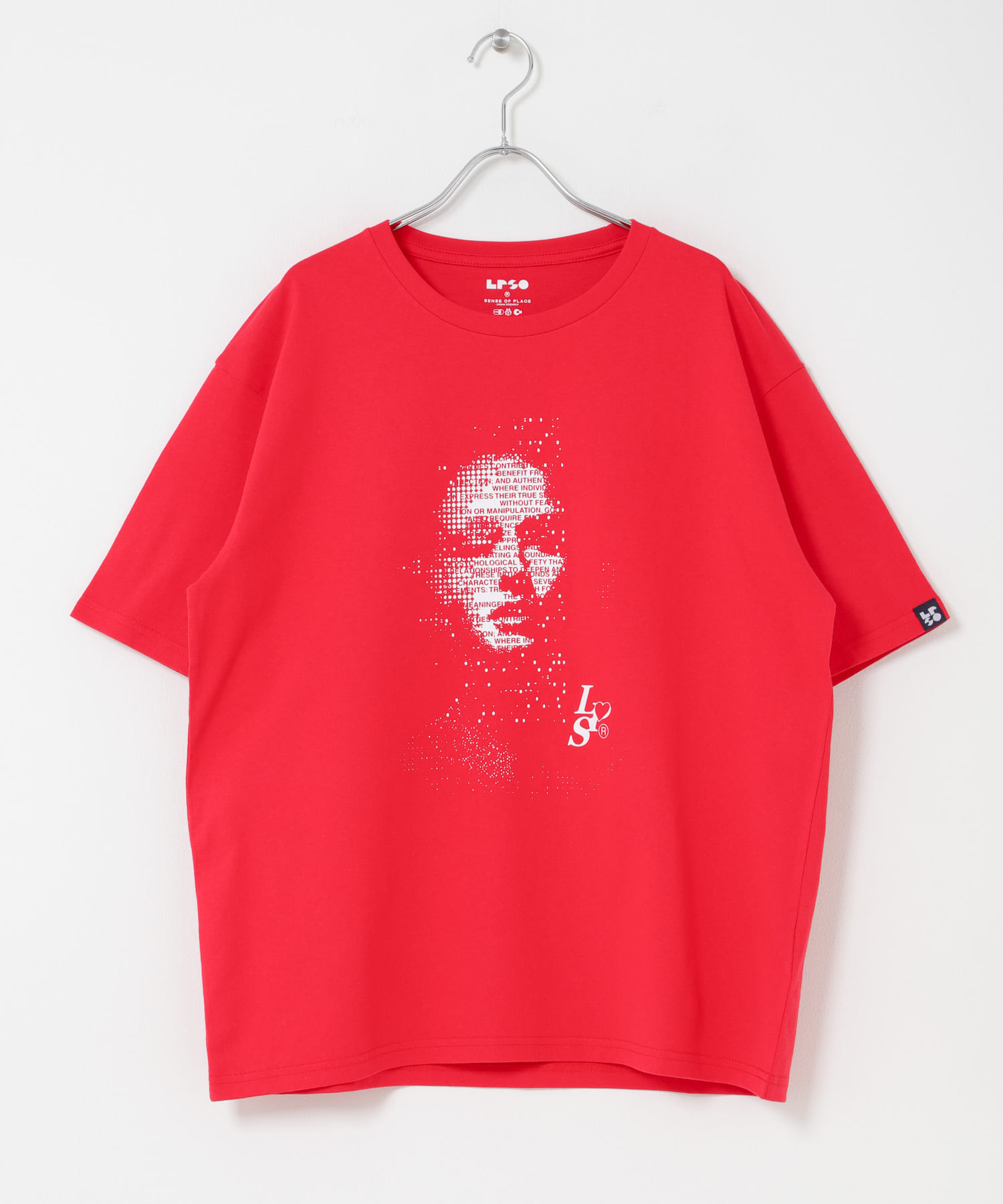 『別注』LOVE POP STUDIO×SENSE OF PLACE SHORT-SLEEVE T-SHIRTS RED M