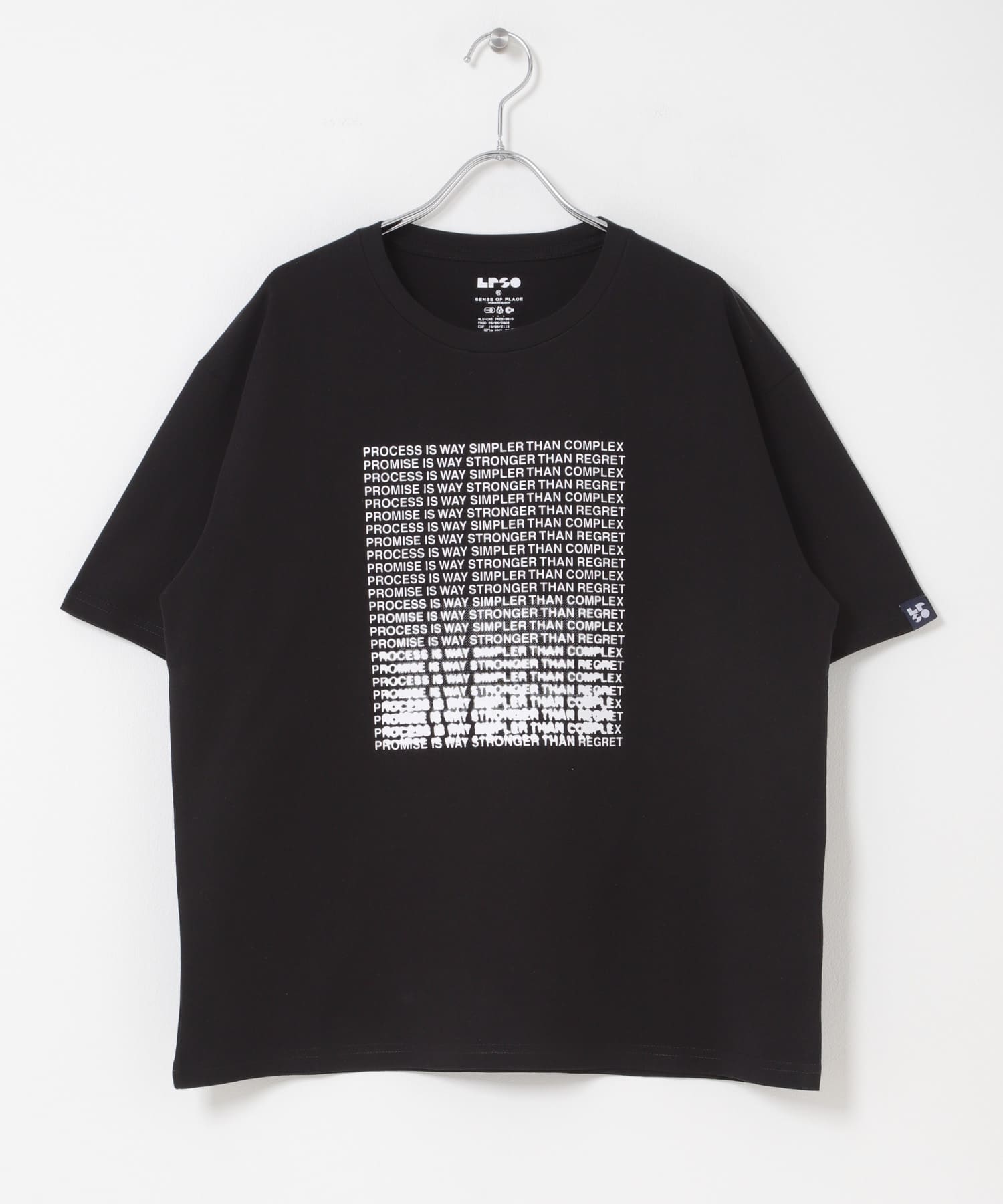 『別注』LOVE POP STUDIO×SENSE OF PLACE SHORT-SLEEVE T-SHIRTS BLACK M