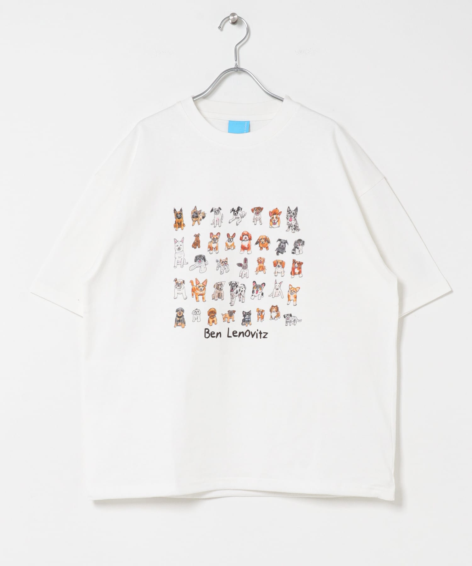 『別注』Ben Lenovitz×SENSE OF PLACE　SHORT-SLEEVE T-SHIRTS WHITE M