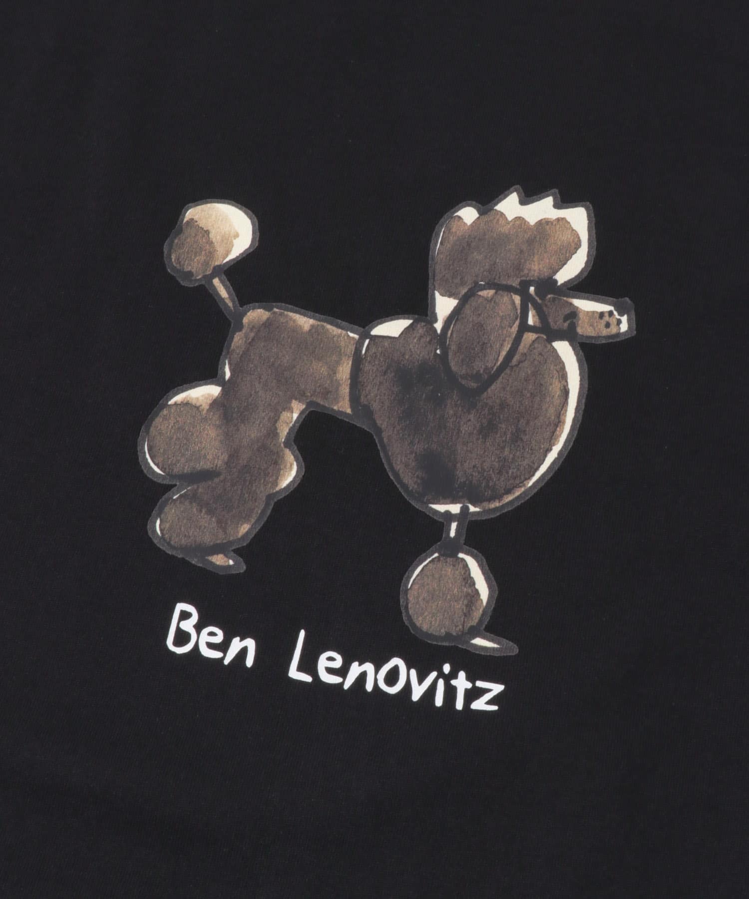 『別注』Ben Lenovitz×SENSE OF PLACE　SHORT-SLEEVE T-SHIRTS BLACK M