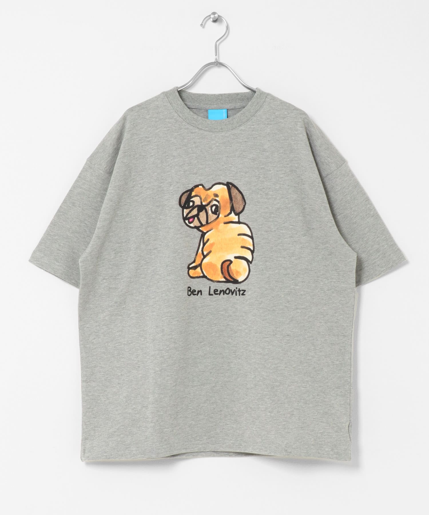 『別注』Ben Lenovitz×SENSE OF PLACE　SHORT-SLEEVE T-SHIRTS GRAY M