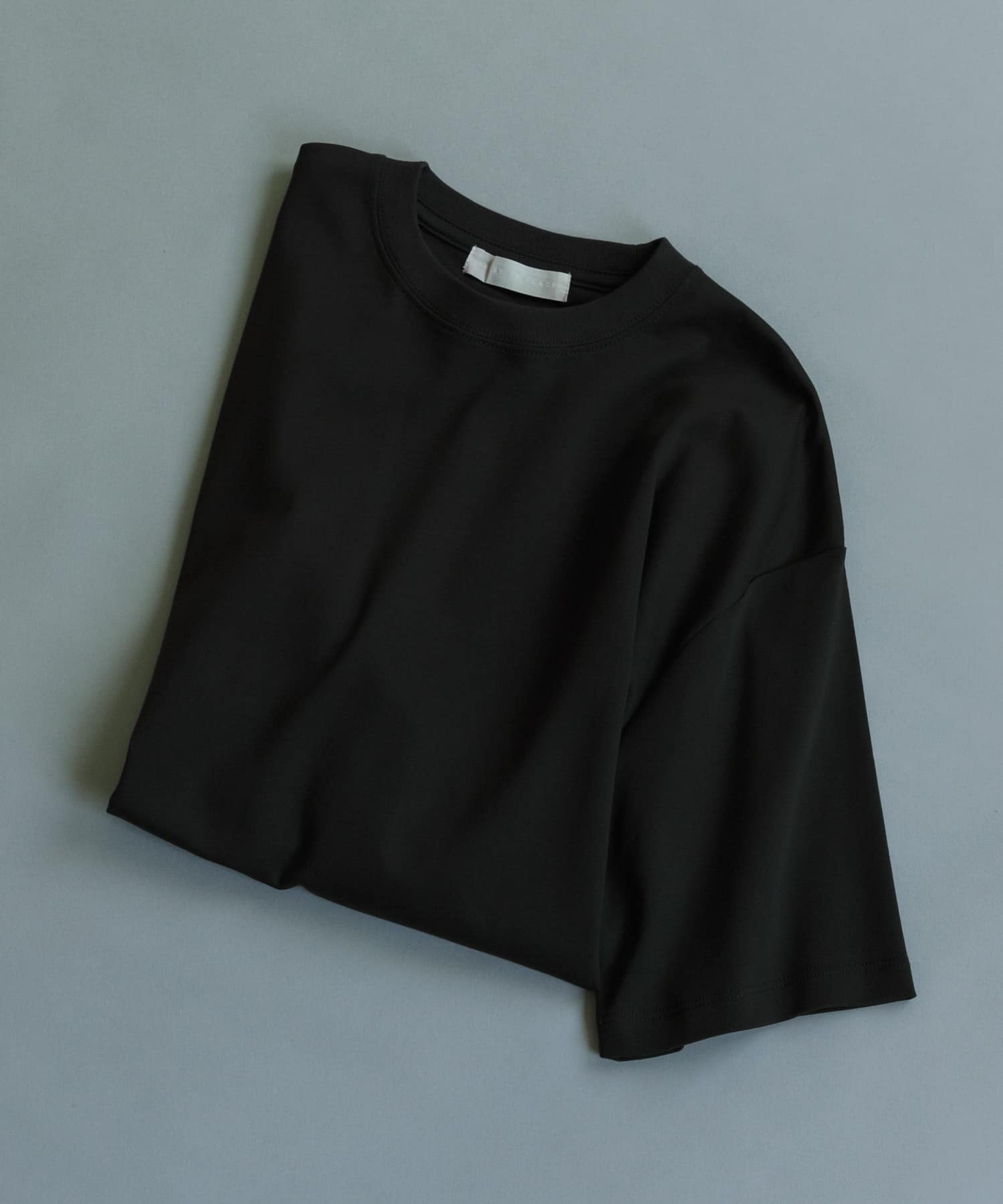 コットンスムースショートスリーブ Tシャツ CHARCOAL M
