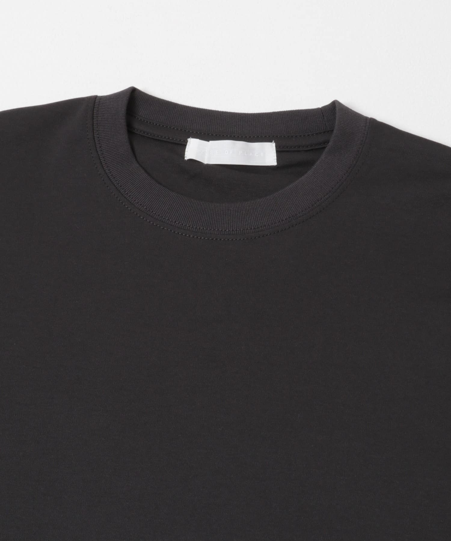 コットンスムースショートスリーブ Tシャツ CHARCOAL M