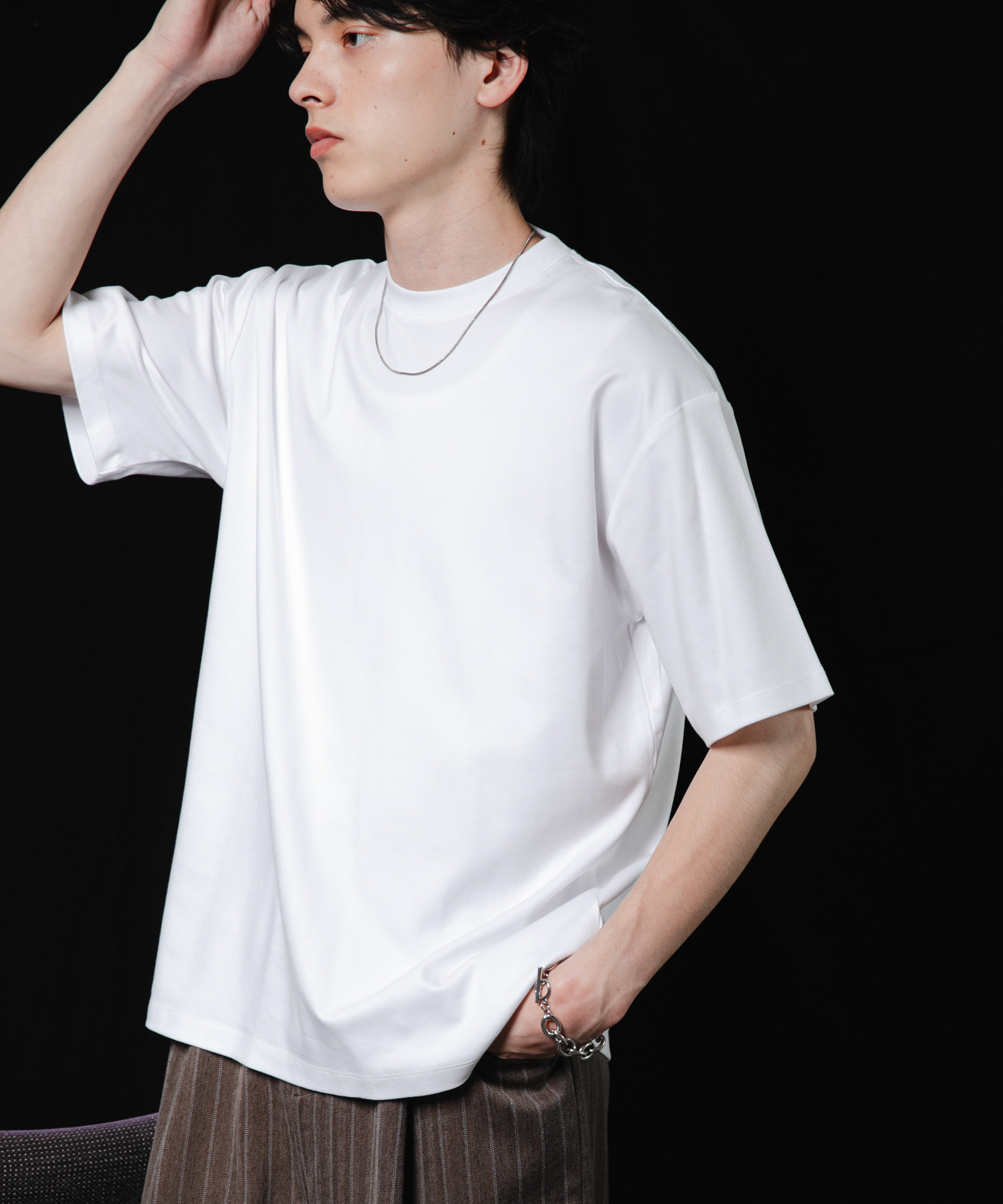 コットンスムースショートスリーブ Tシャツ