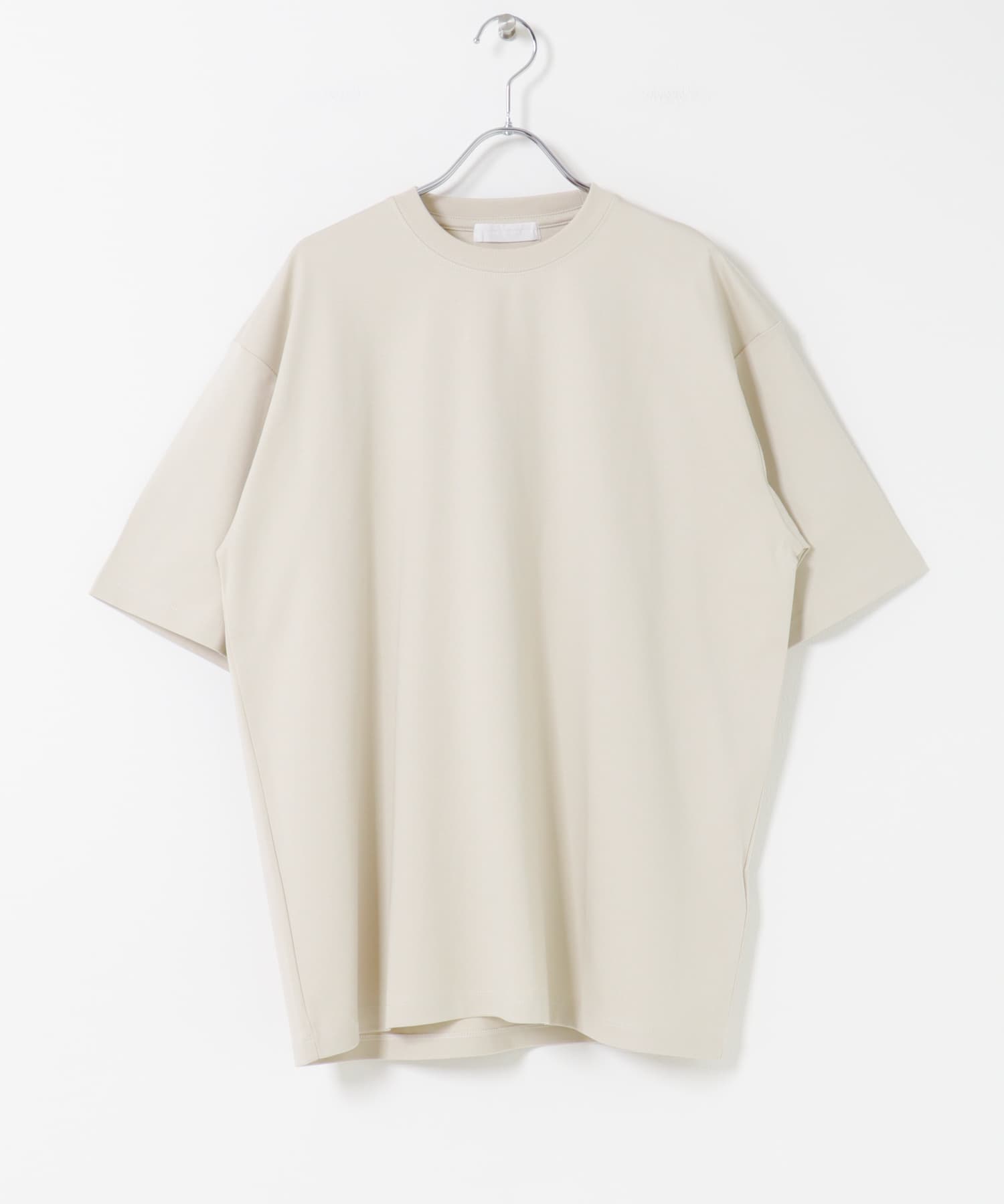 コットンスムースショートスリーブ Tシャツ GREIGE M