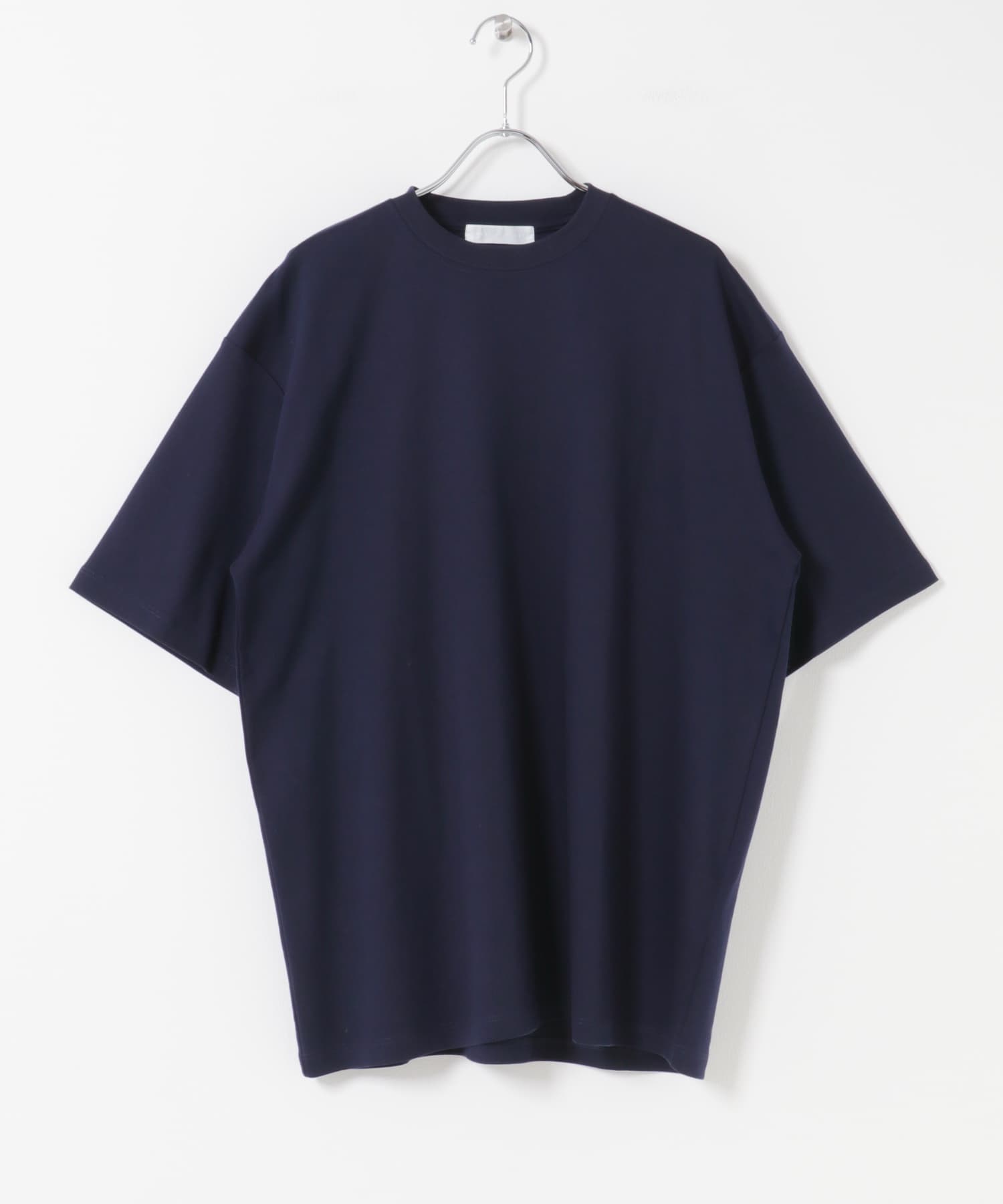 コットンスムースショートスリーブ Tシャツ NAVY M