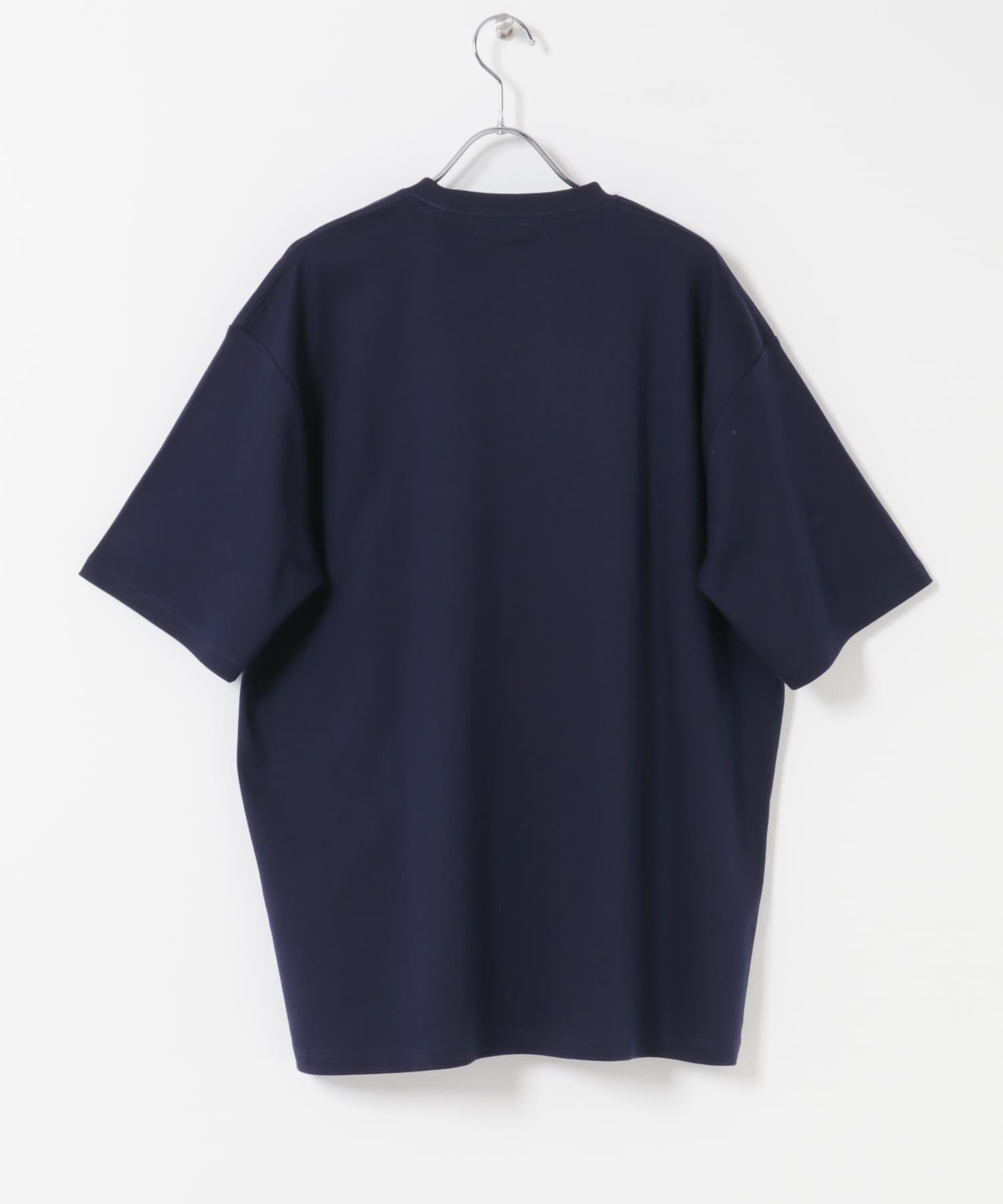 コットンスムースショートスリーブ Tシャツ NAVY M