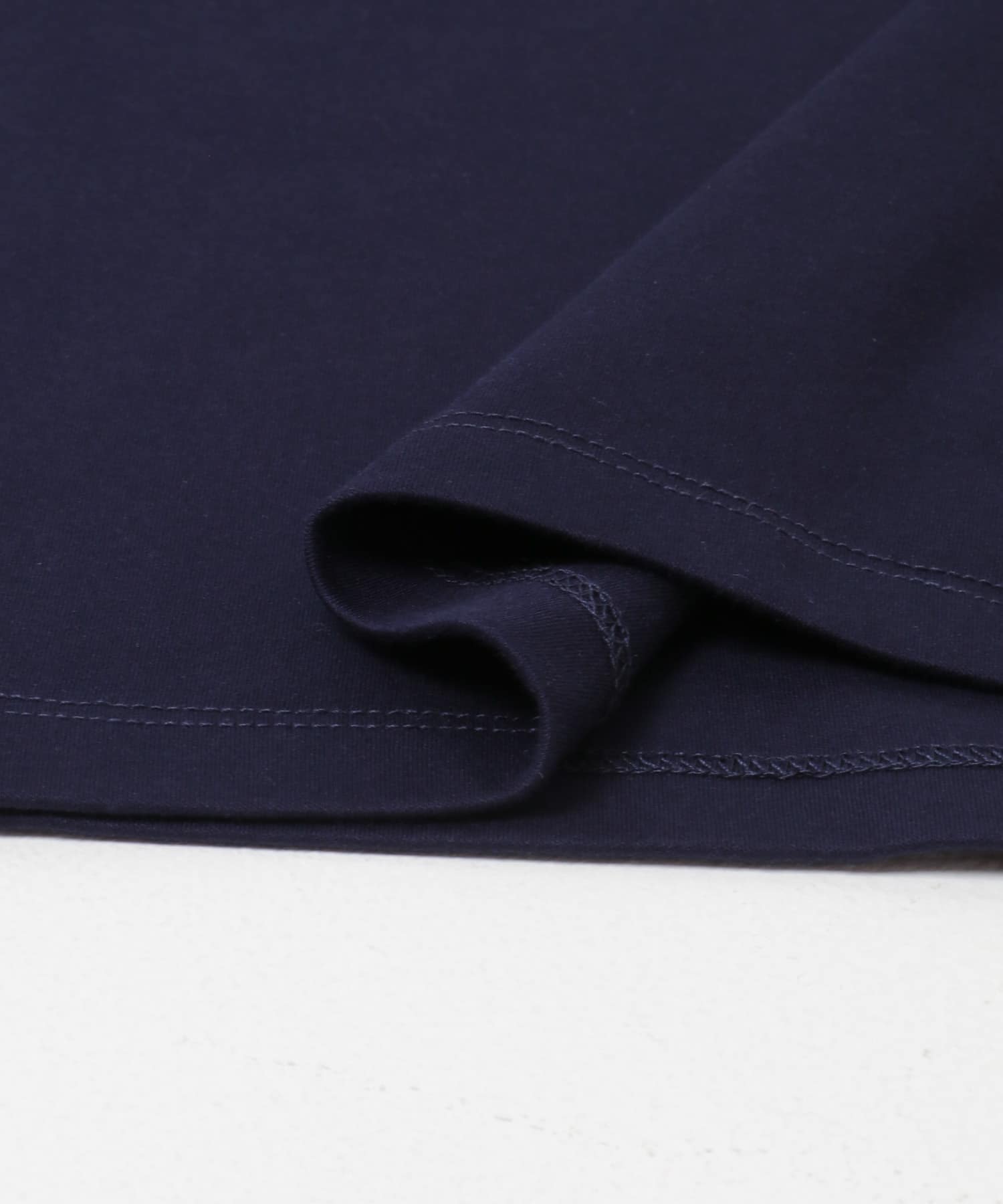 コットンスムースショートスリーブ Tシャツ NAVY M