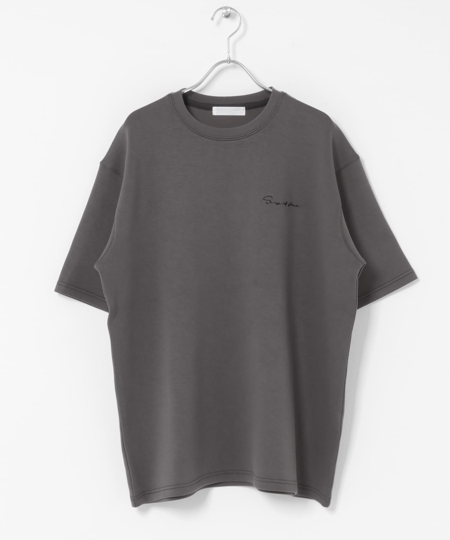 『一部WEB限定カラー』『接触冷感/速乾』シシュウダンボールポンチショートスリーブTシャツ CHA×BLK M