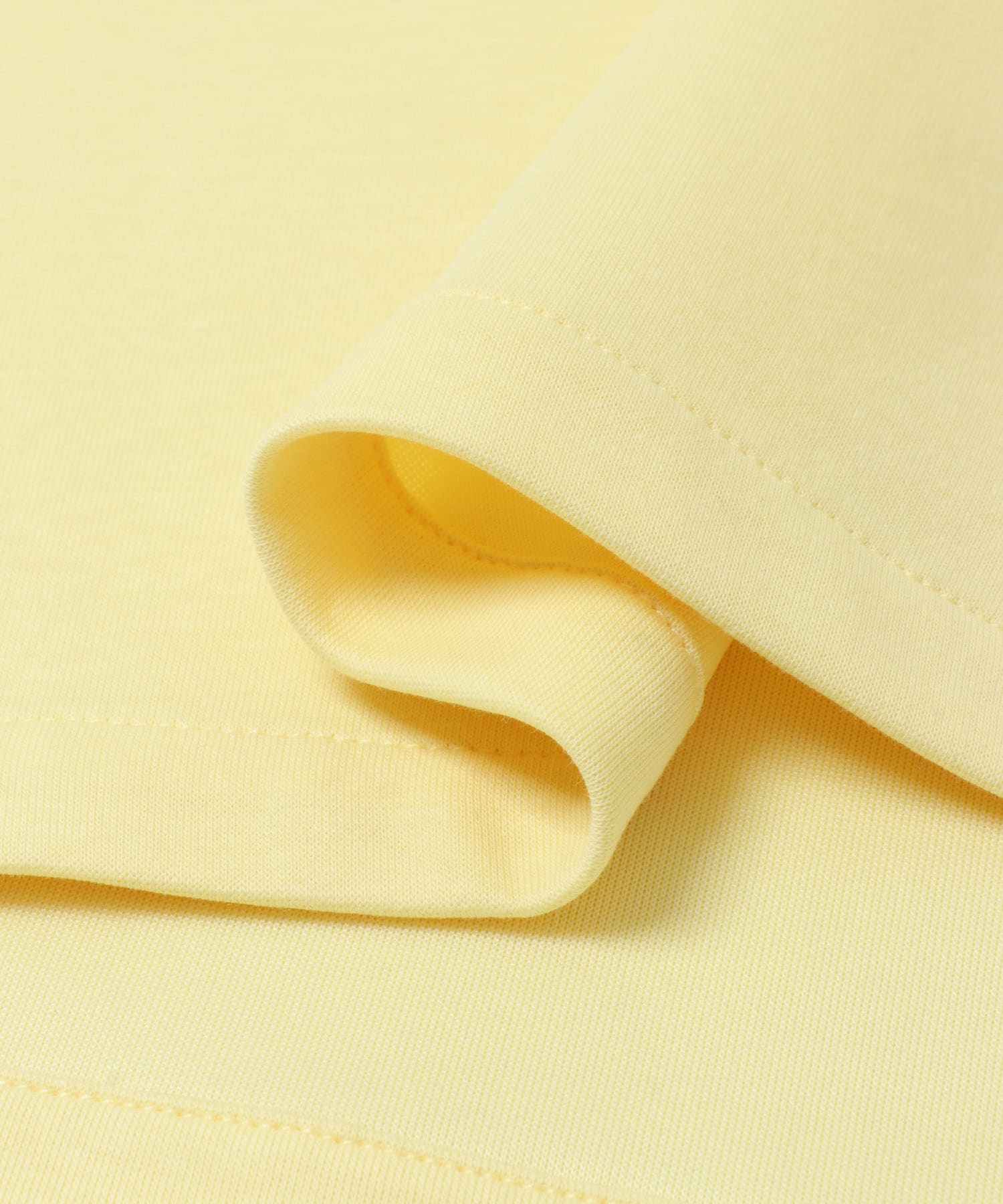 ダンボールポンチハーフジップショートスリーブTシャツ YELLOW M