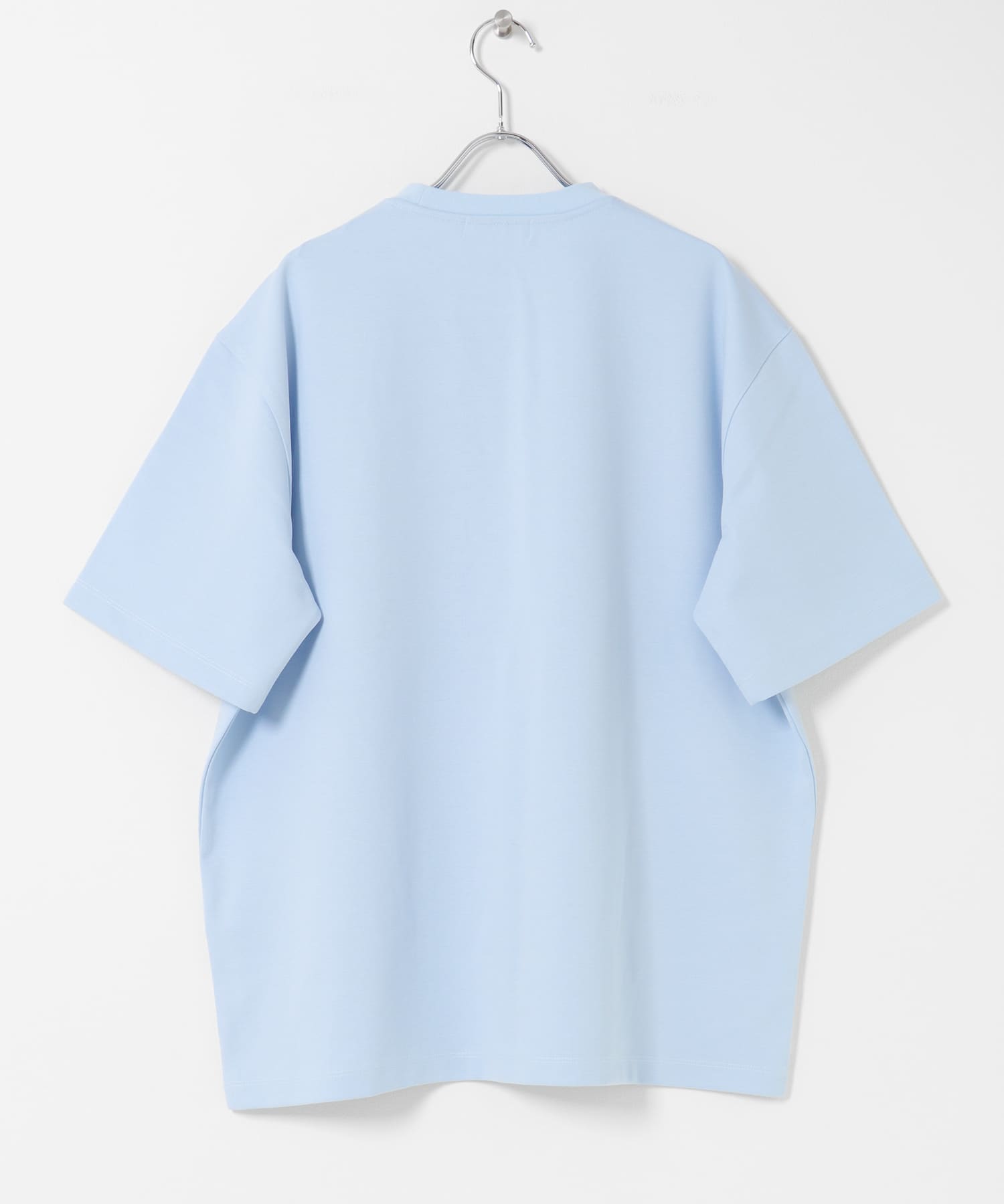 『一部WEB限定カラー』シシュウポンチショートスリーブTシャツ BLU×BRN M