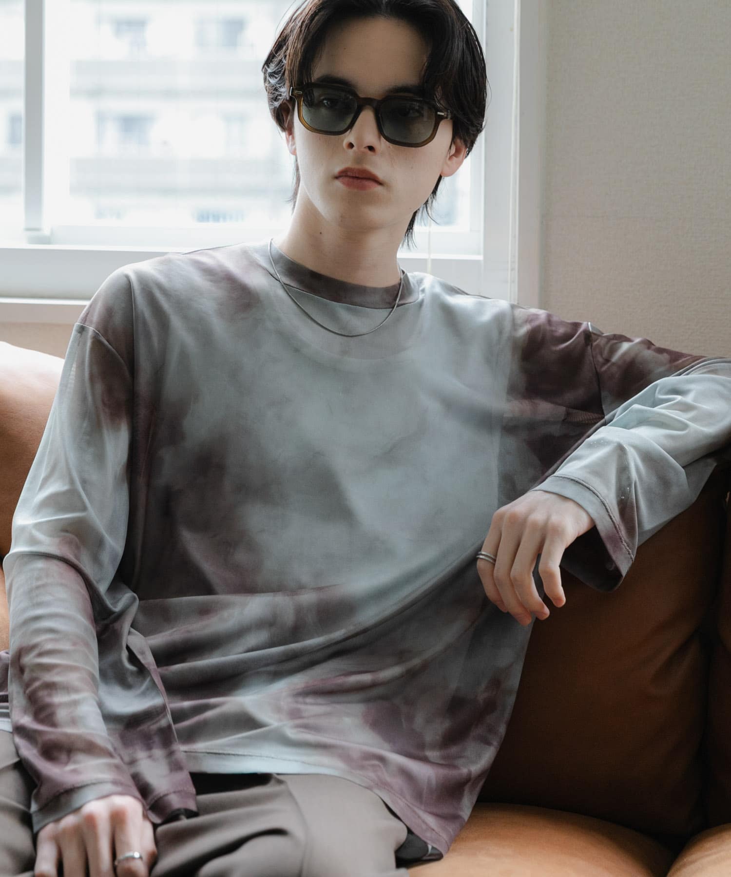 アソートシアーロングTシャツ