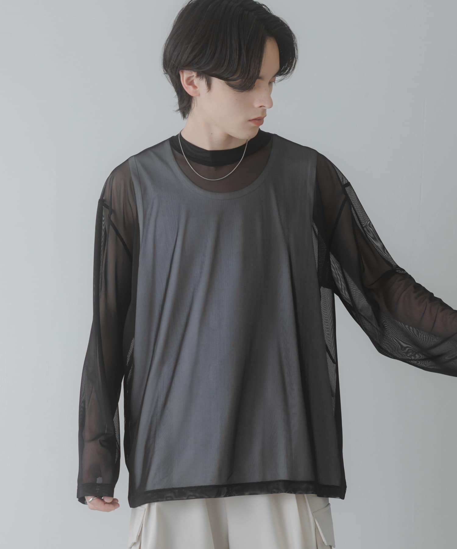 身長：173cm サイズ：L