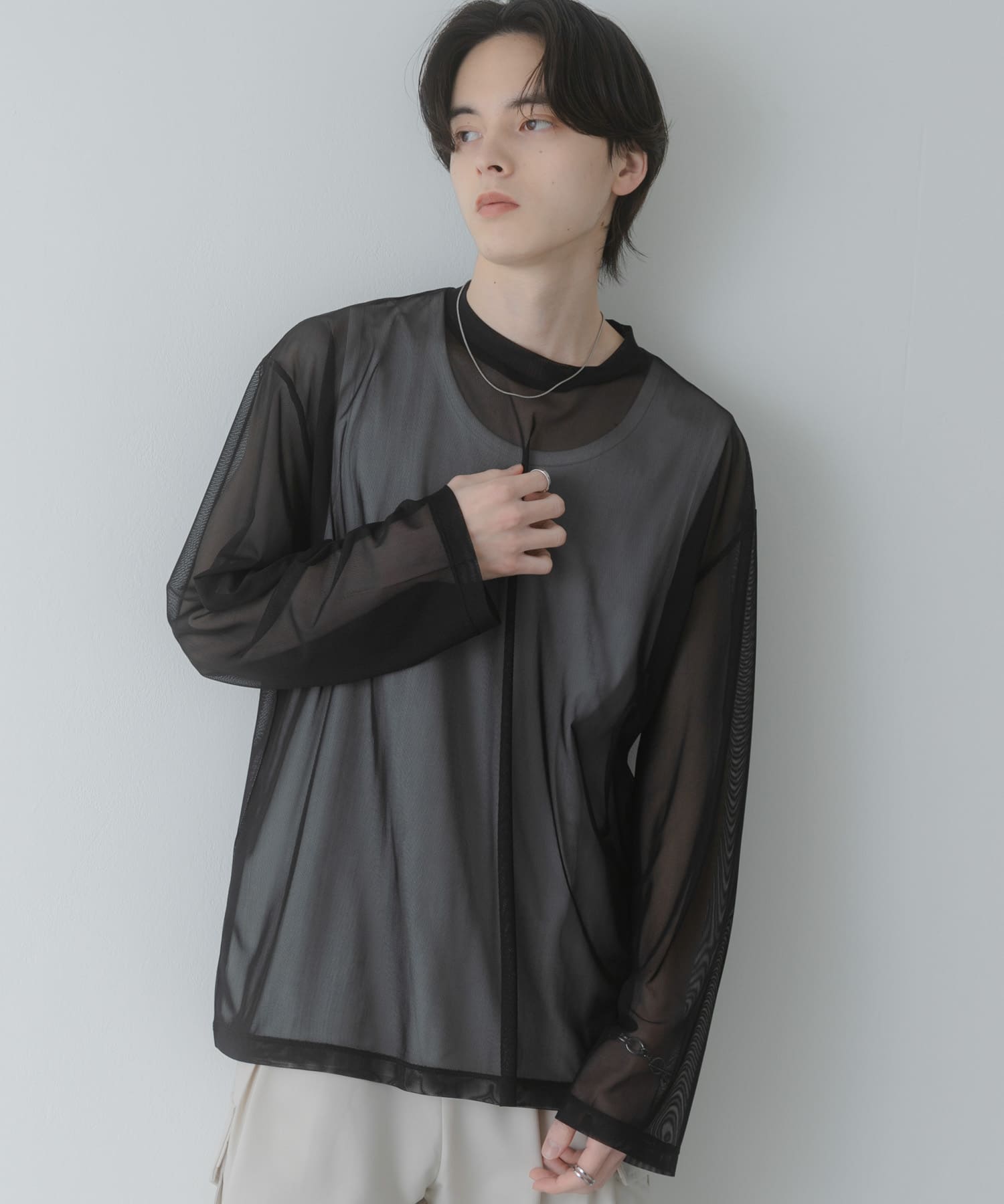 身長：173cm サイズ：L