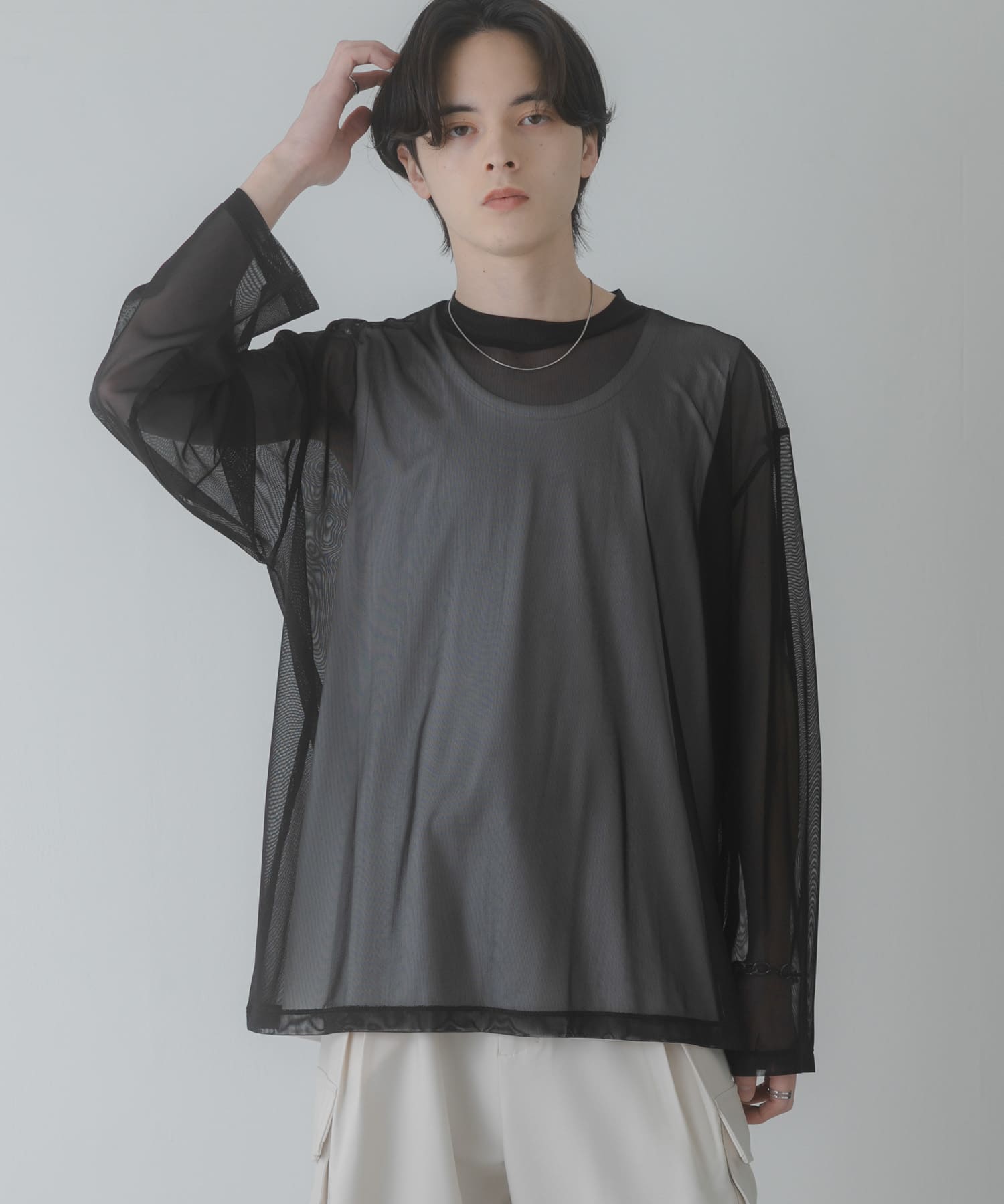 身長：173cm サイズ：L