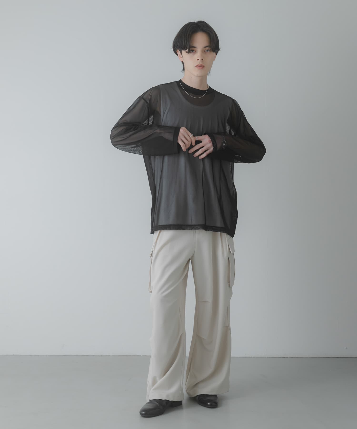 身長：173cm サイズ：L