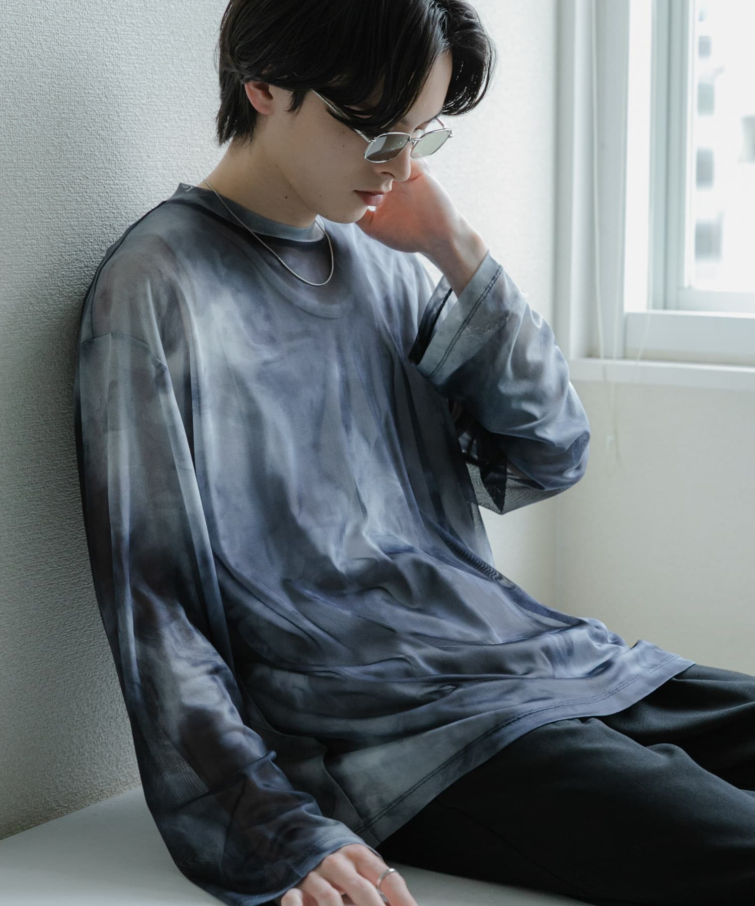 アソートシアーロングTシャツ