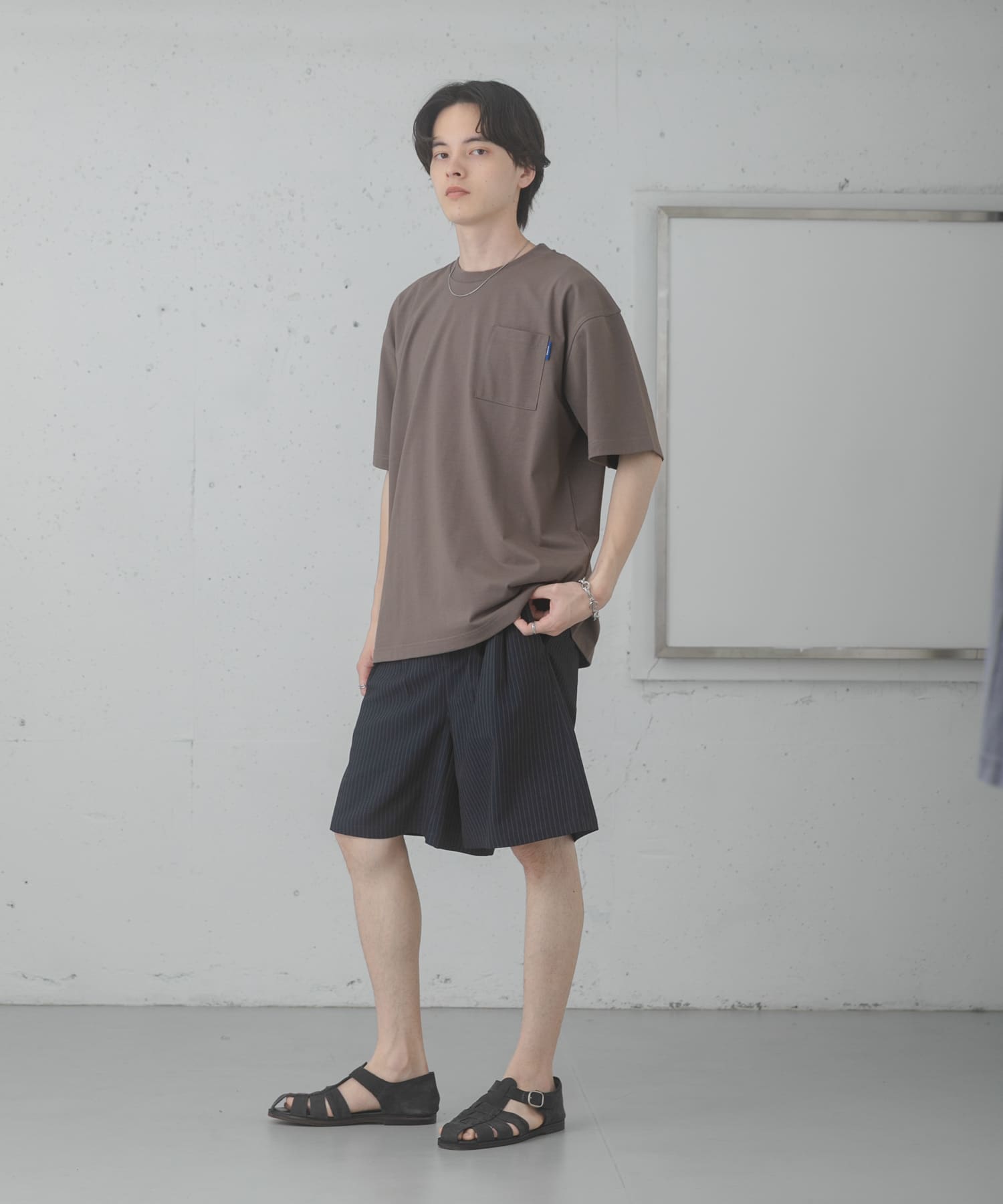 身長 : 173cm サイズ : L