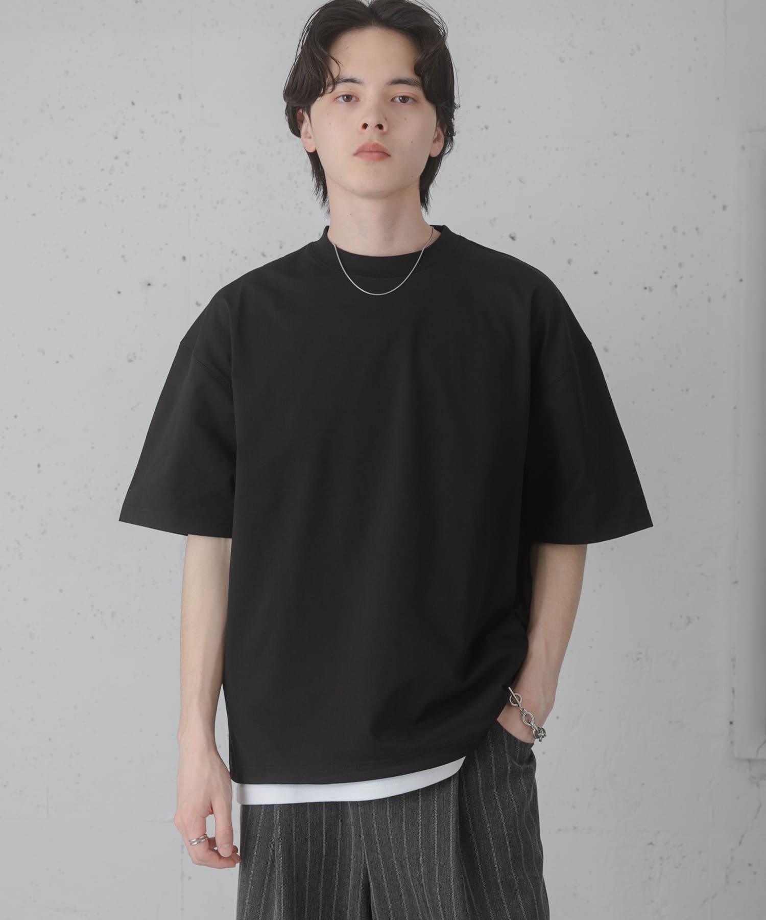 『接触冷感/イージーケア』クイックドライアソートドローコードショートスリーブ Tシャツ