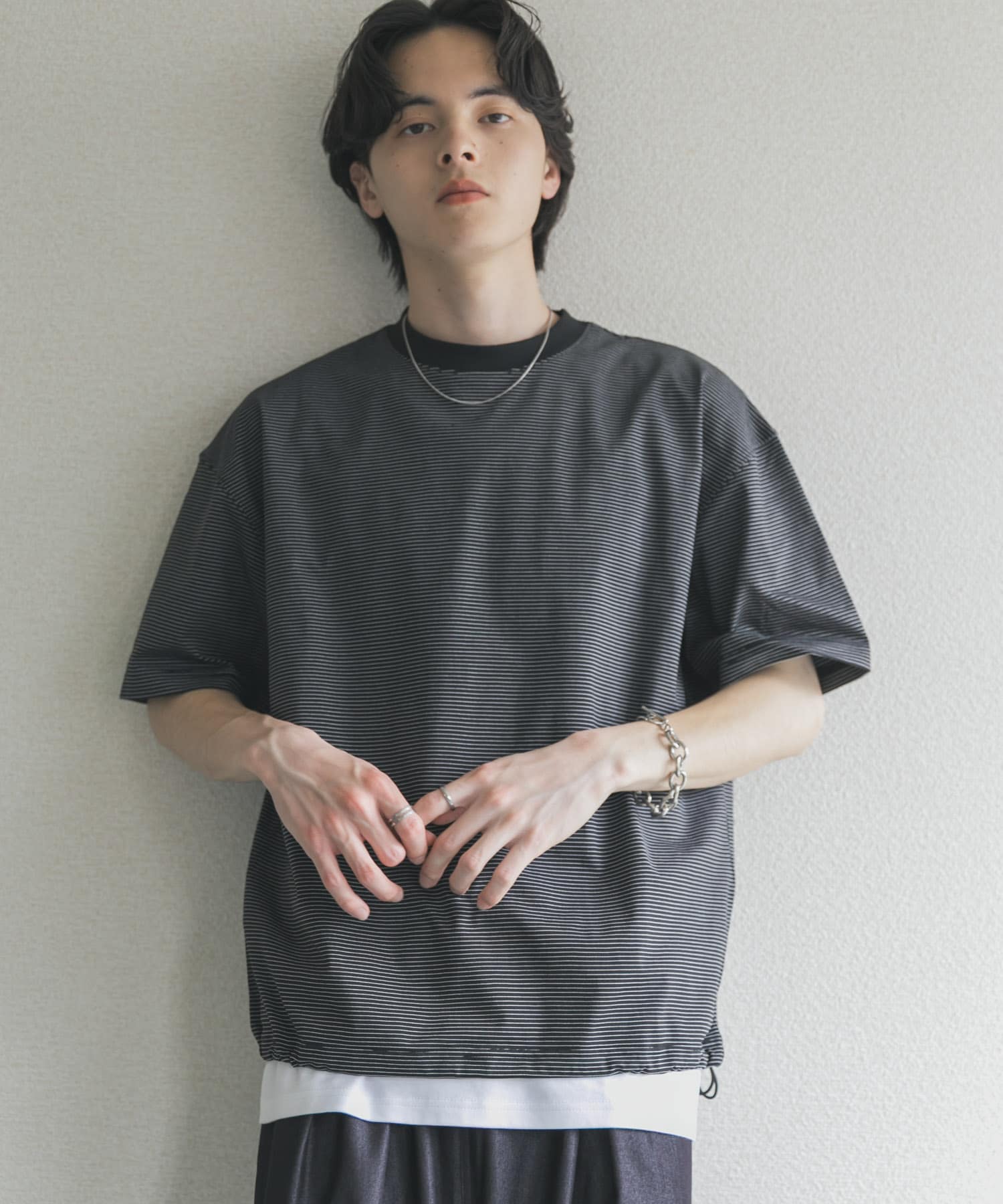 身長：173cm サイズ：L