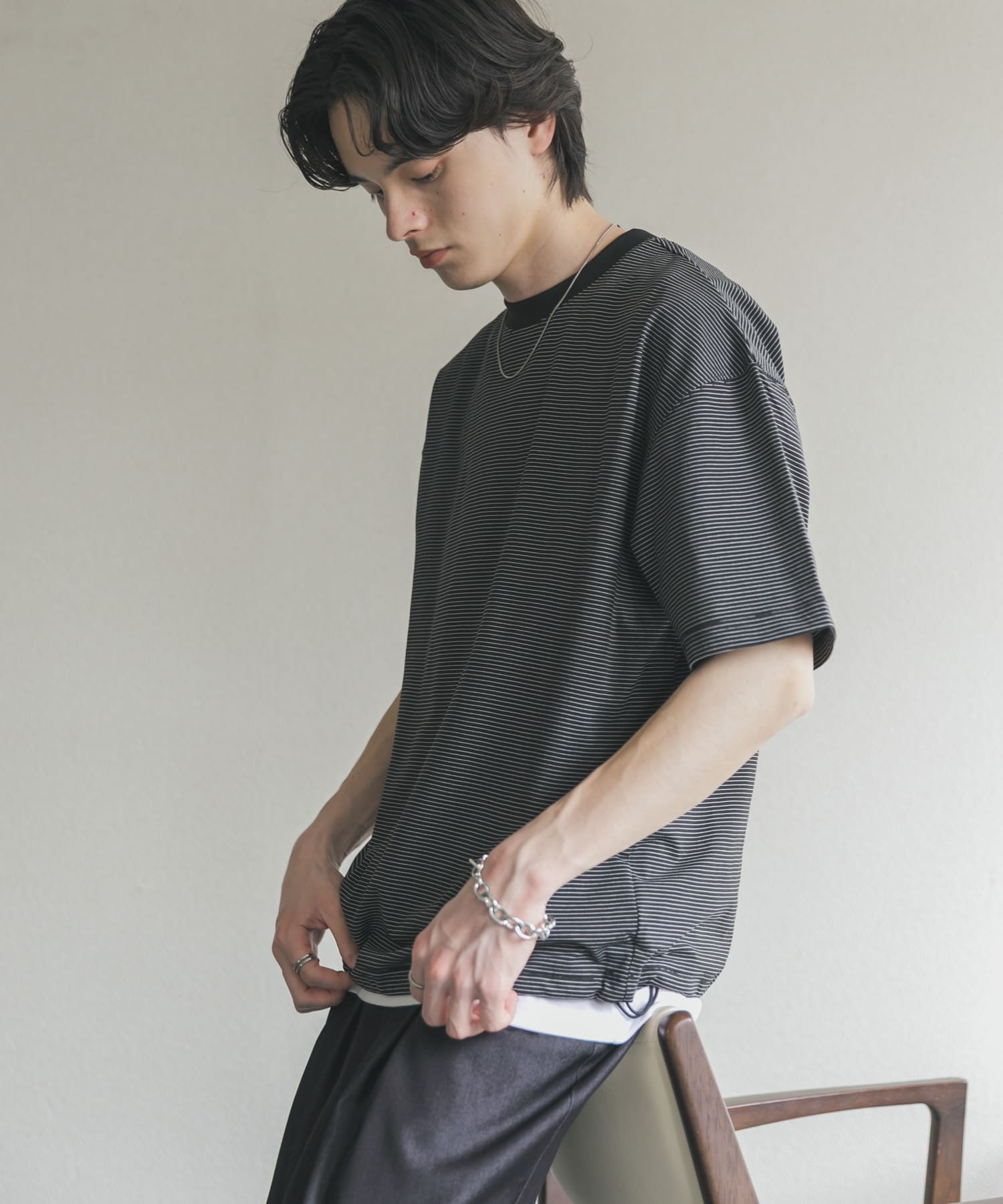 身長：173cm サイズ：L