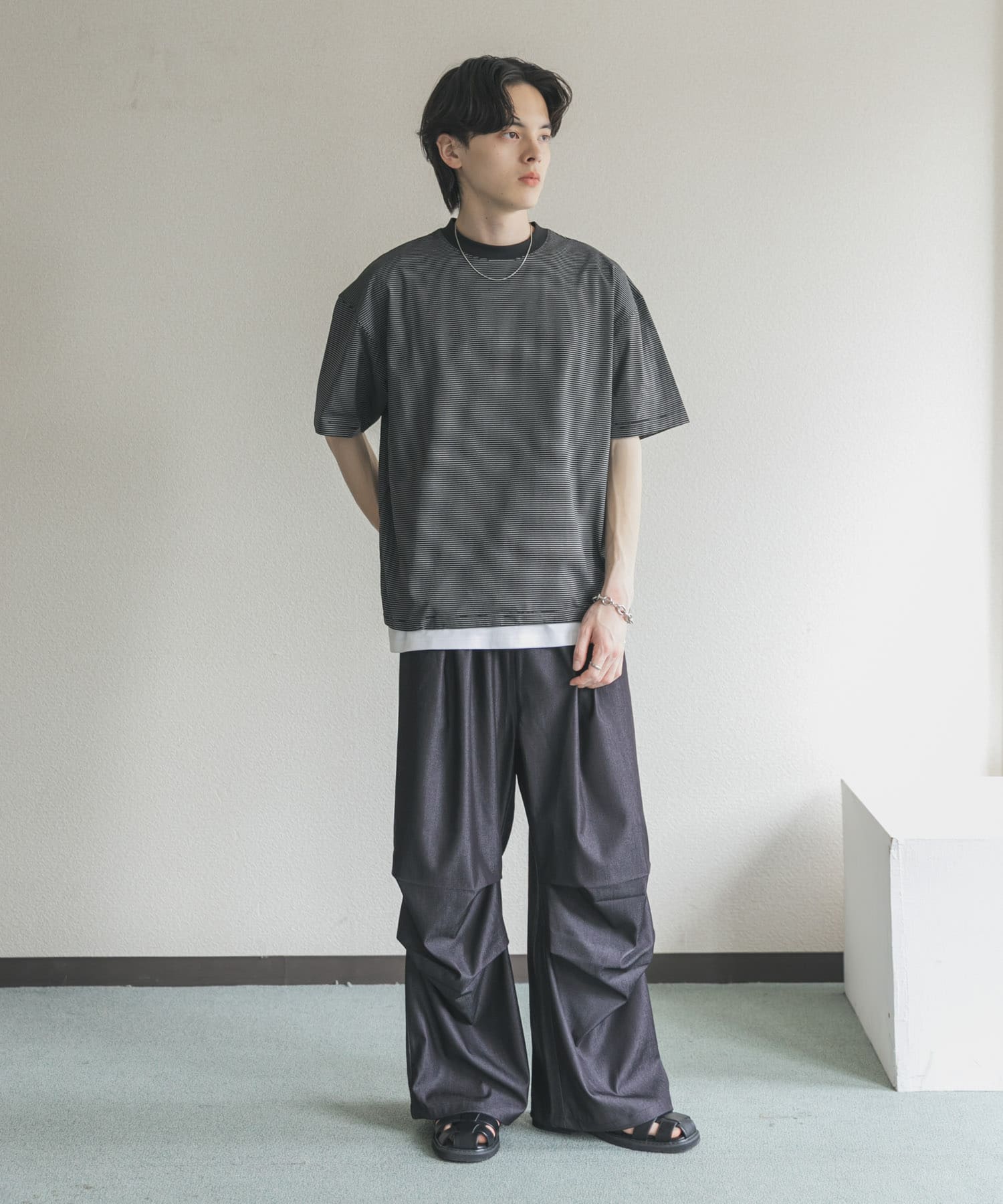 身長：173cm サイズ：L