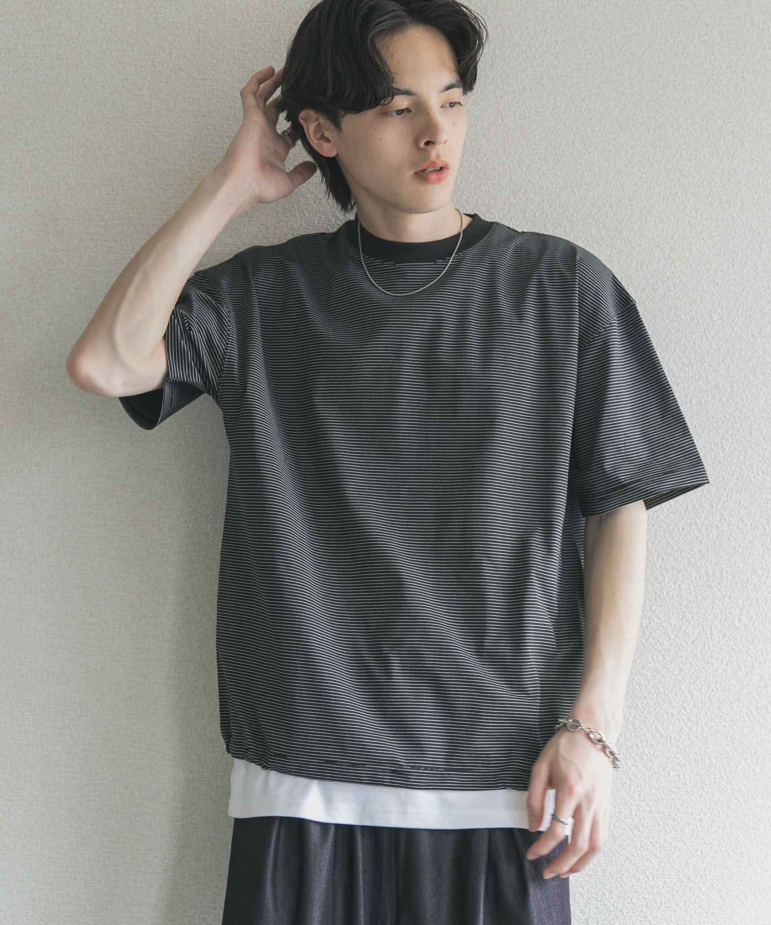 身長：173cm サイズ：L