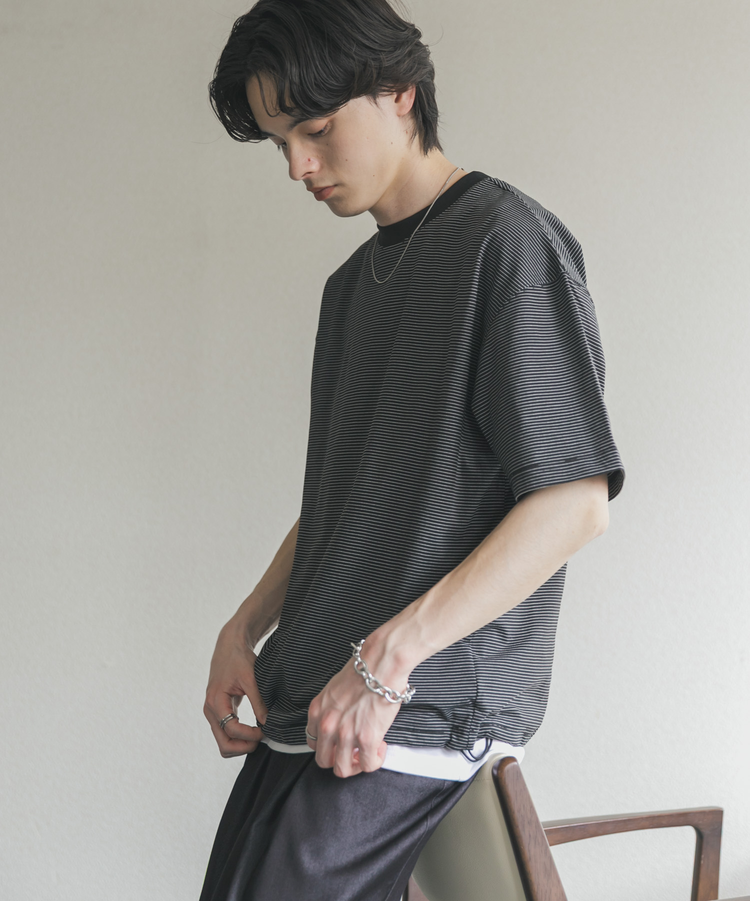 身長：173cm サイズ：L