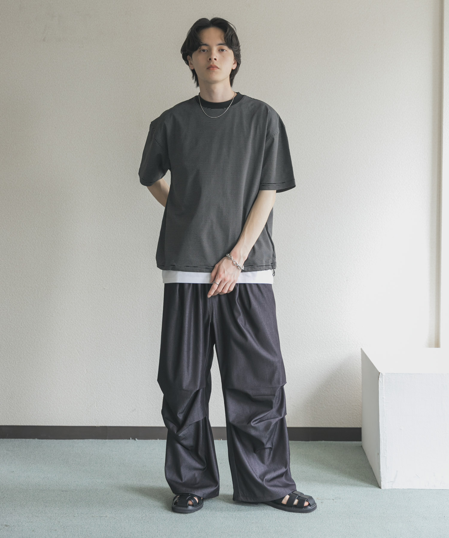 身長：173cm サイズ：L