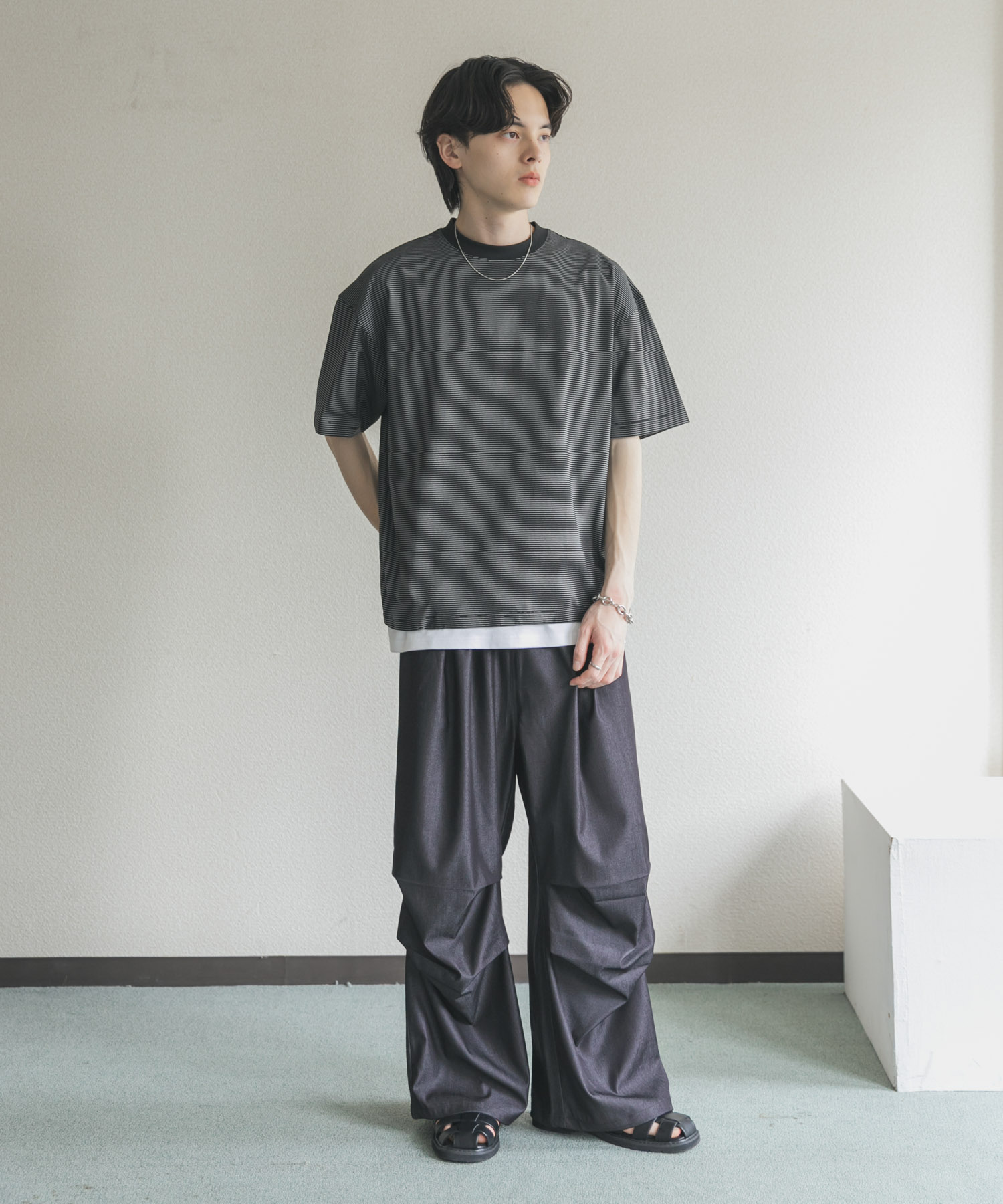 身長：173cm サイズ：L