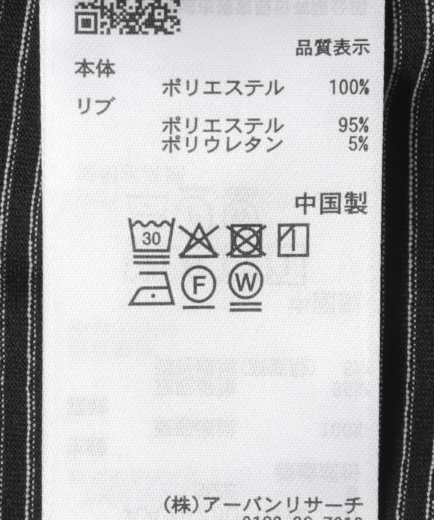 『接触冷感/イージーケア』クイックドライアソートドローコードショートスリーブ Tシャツ BLK×WHT M