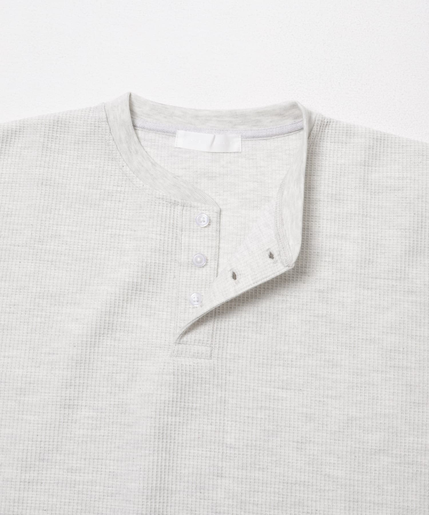 ヘンリーネックカノコプルオーバー GRAY M