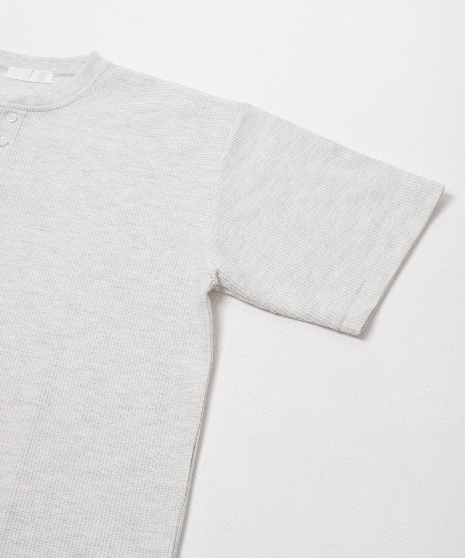 ヘンリーネックカノコプルオーバー GRAY M
