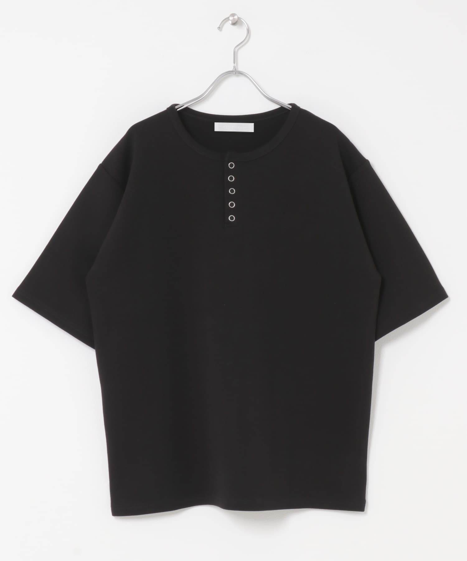 アソートヘンリーネックショートスリーブTシャツ