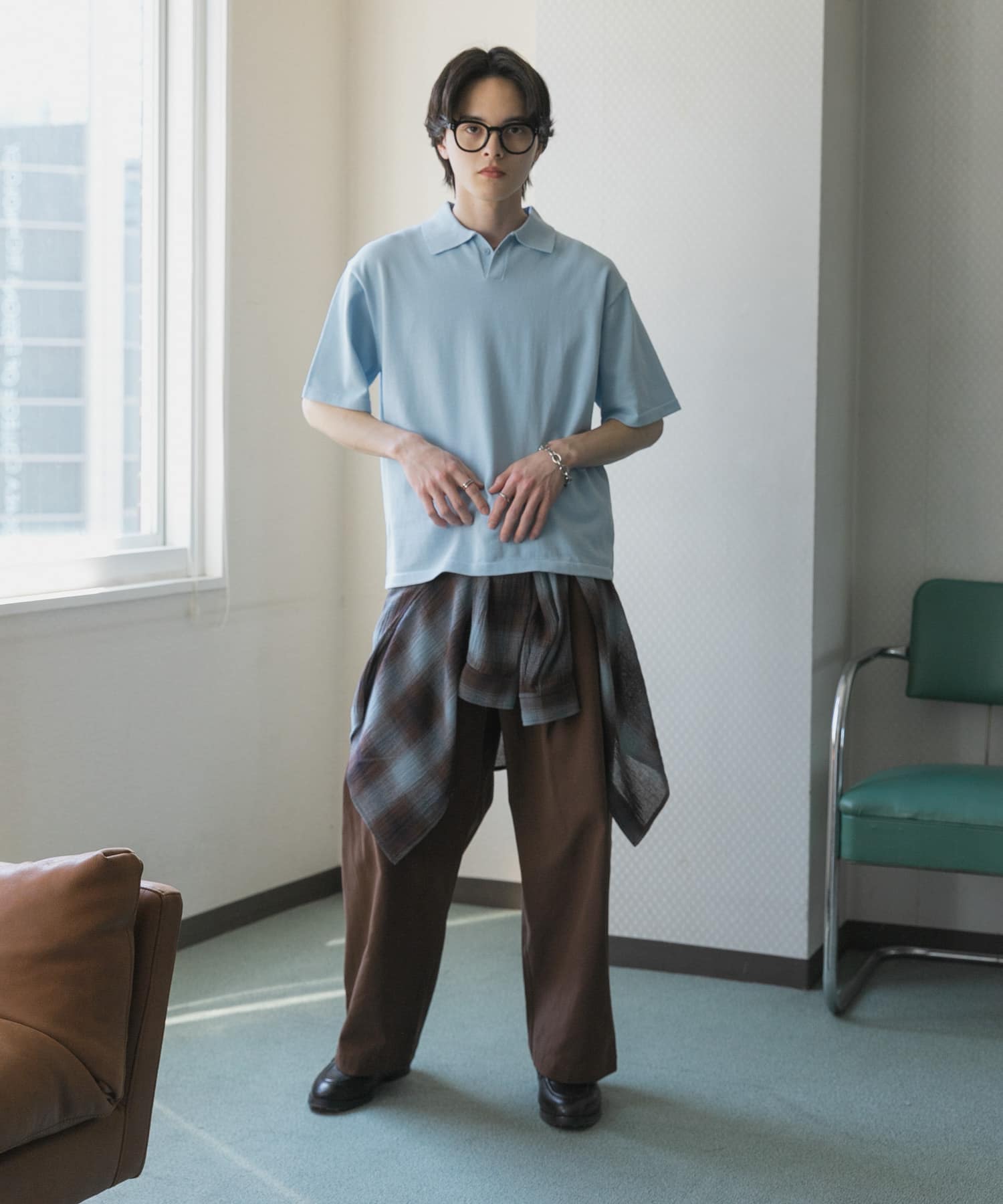 身長：173cm サイズ：L