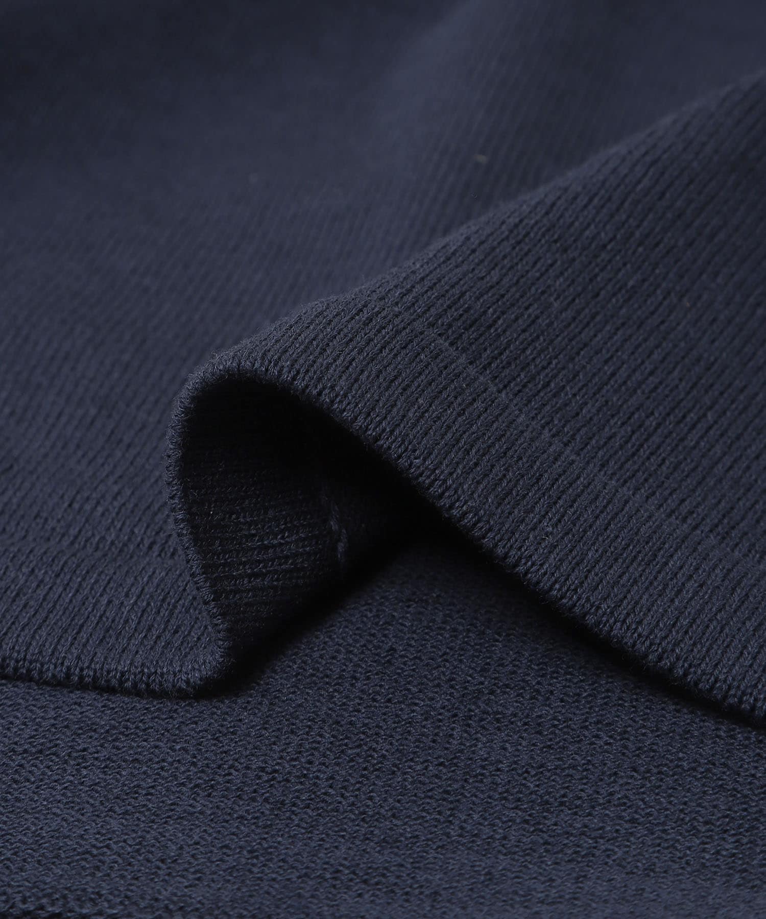 『洗濯可』ドライタッチスキッパーニットTシャツ NAVY M
