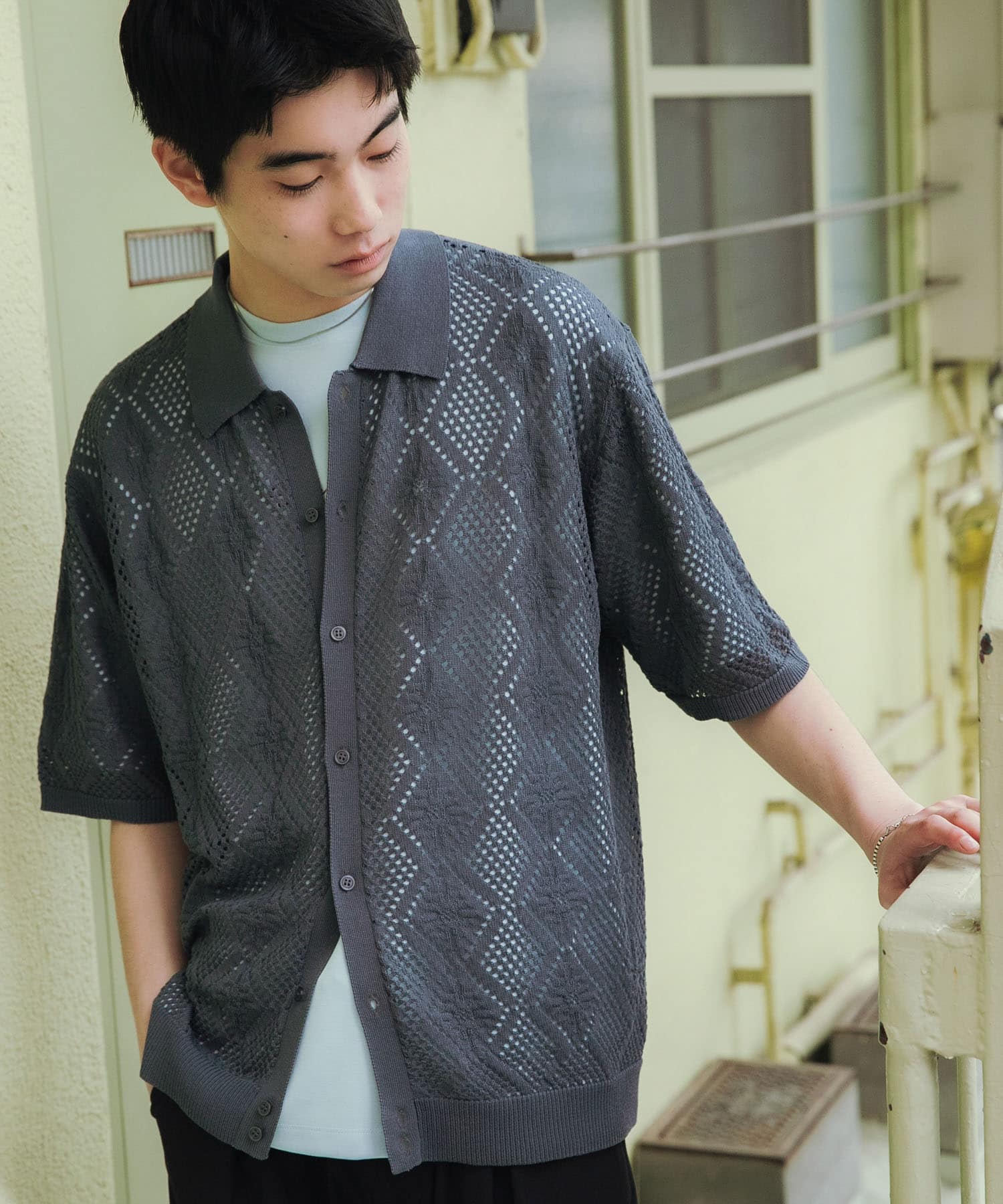 身長：181cm サイズ：L