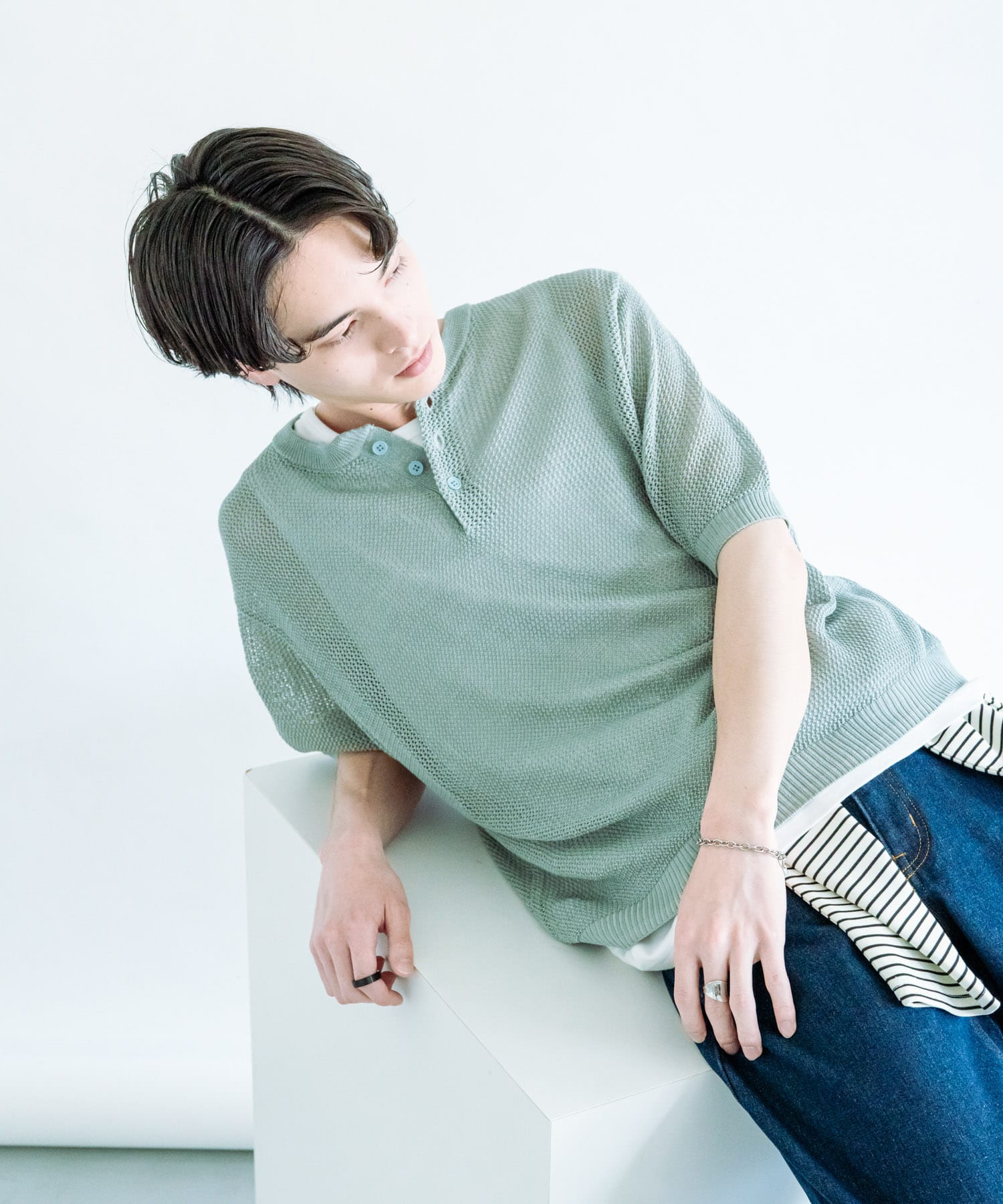 身長：173cm サイズ：L