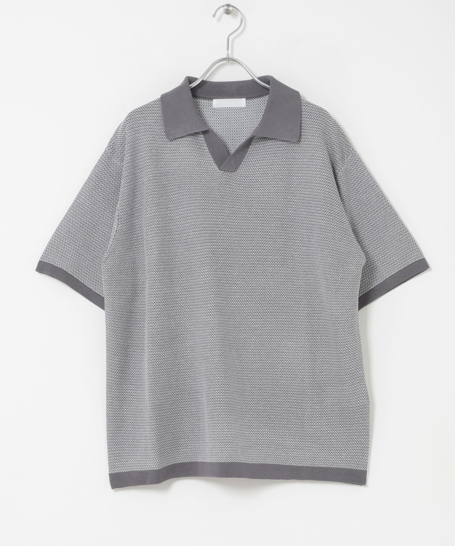 『洗濯可』ミックススキッパーニット