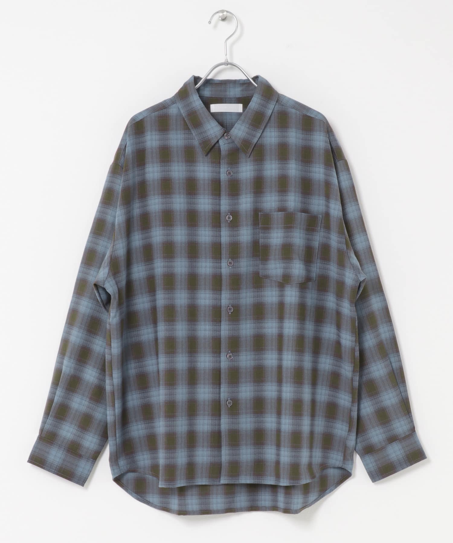 マドラスチェックロングスリーブシャツ CHA CHECK M