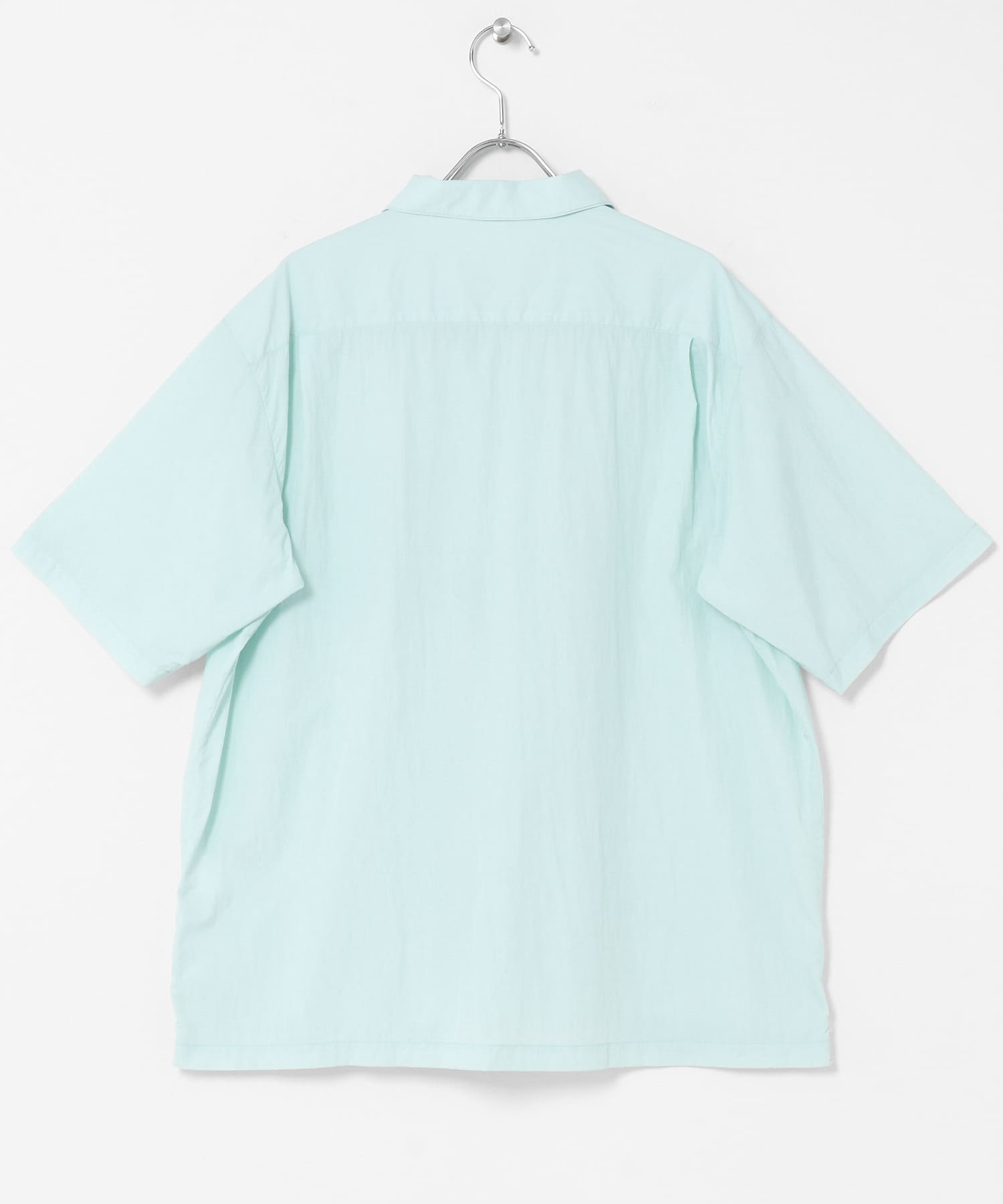 シアーリップショートスリーブシャツ MINT M