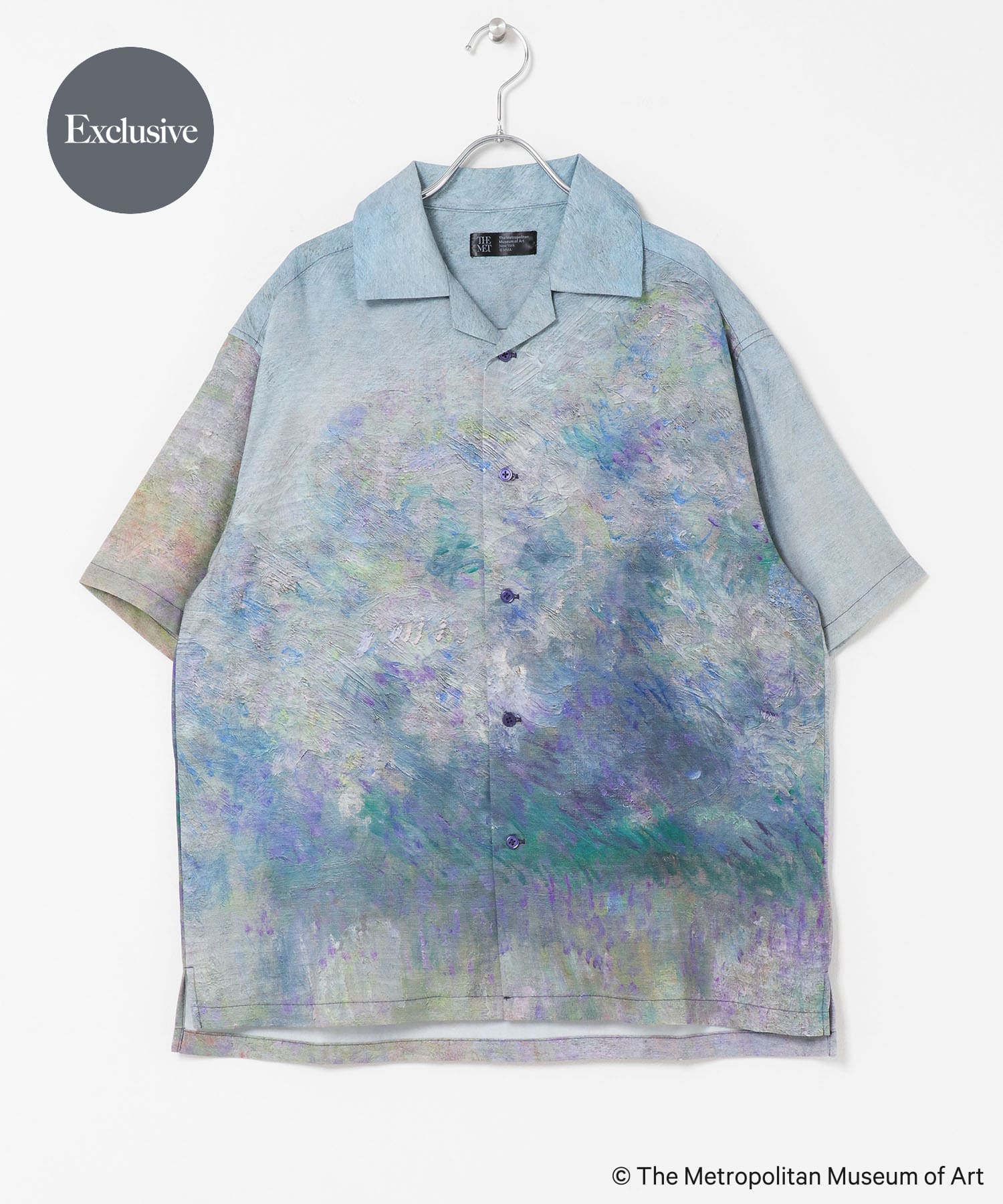 『別注』The Met×SENSE OF PLACE　ショートスリーブ シャツ(モネ)