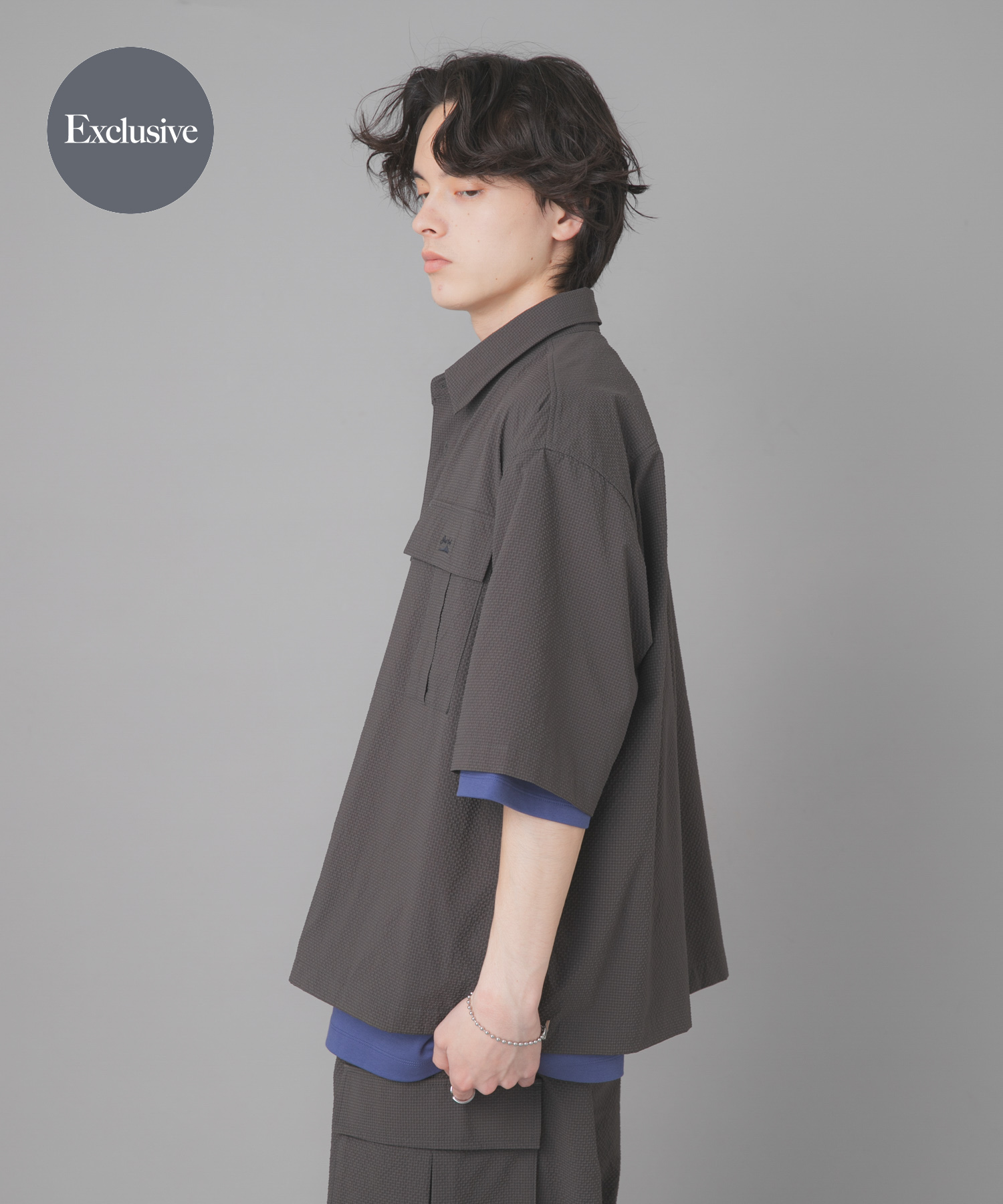 『別注』Converse×SENSE OF PLACE　JACK PURCELLショートスリーブシャツ