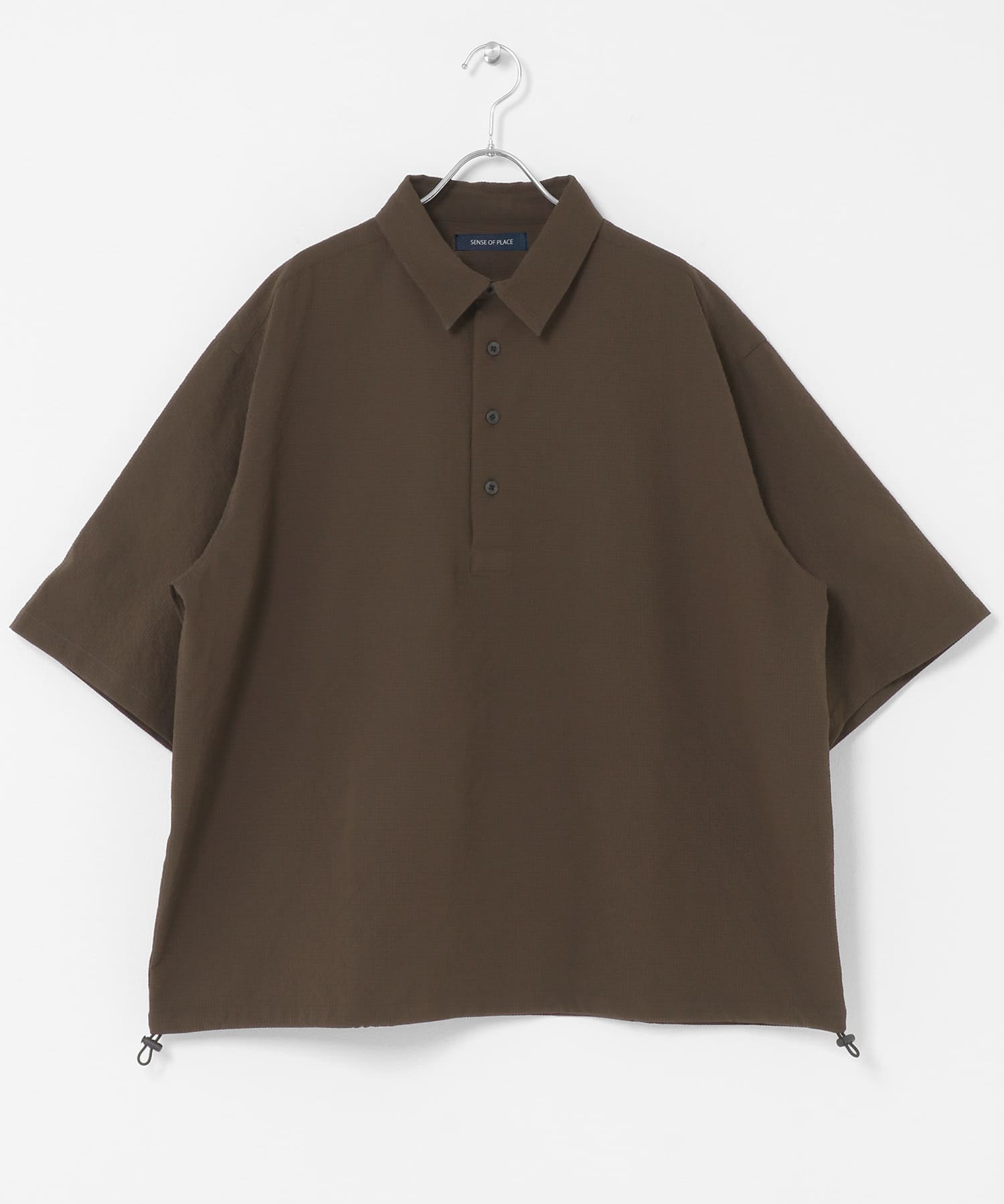 ルーズドロストプルオーバーシャツ(M NAVY CHECK): トップス｜URBAN