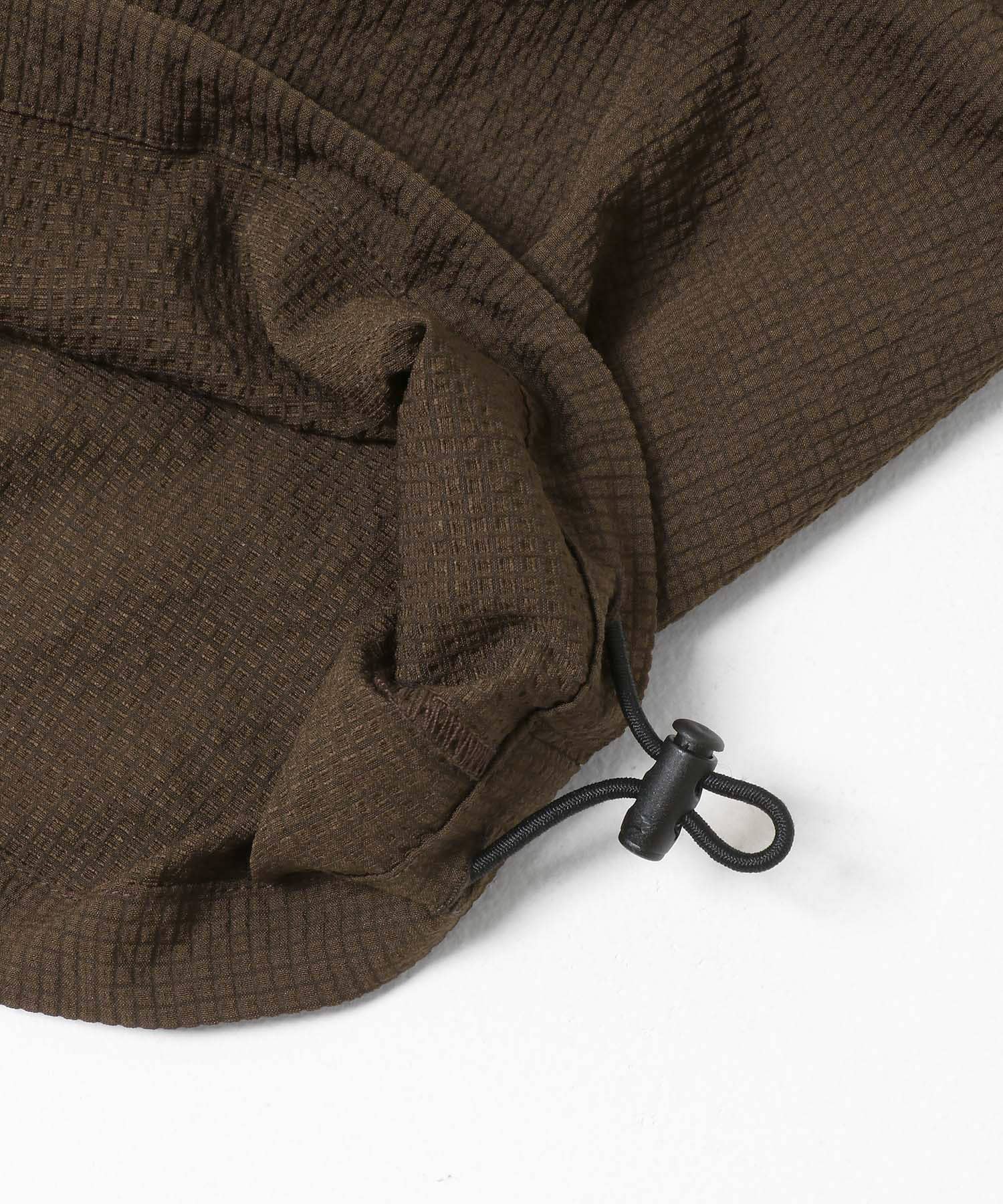 ルーズドロストプルオーバーシャツ BROWN M