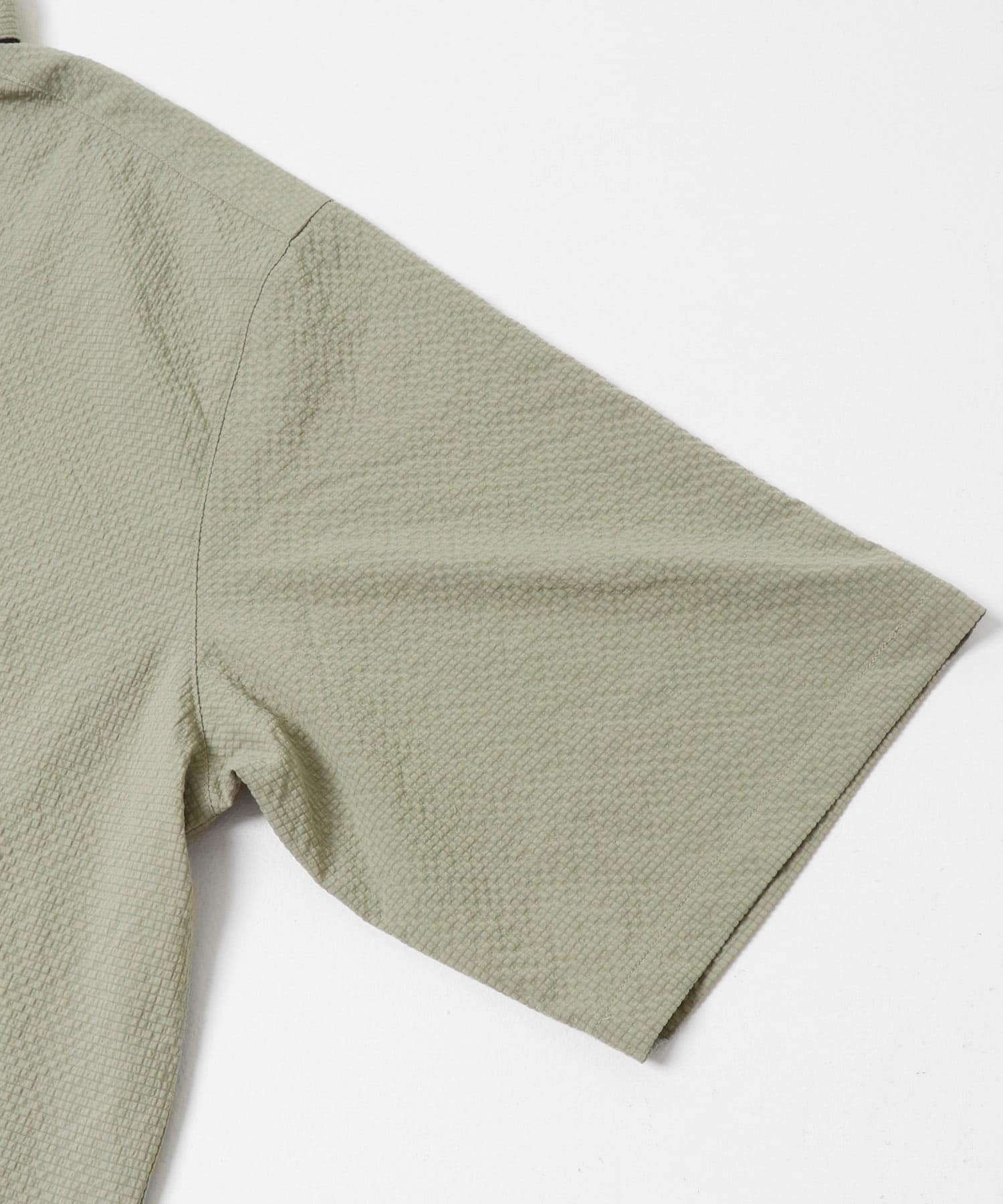 ルーズドロストプルオーバーシャツ GREEN M