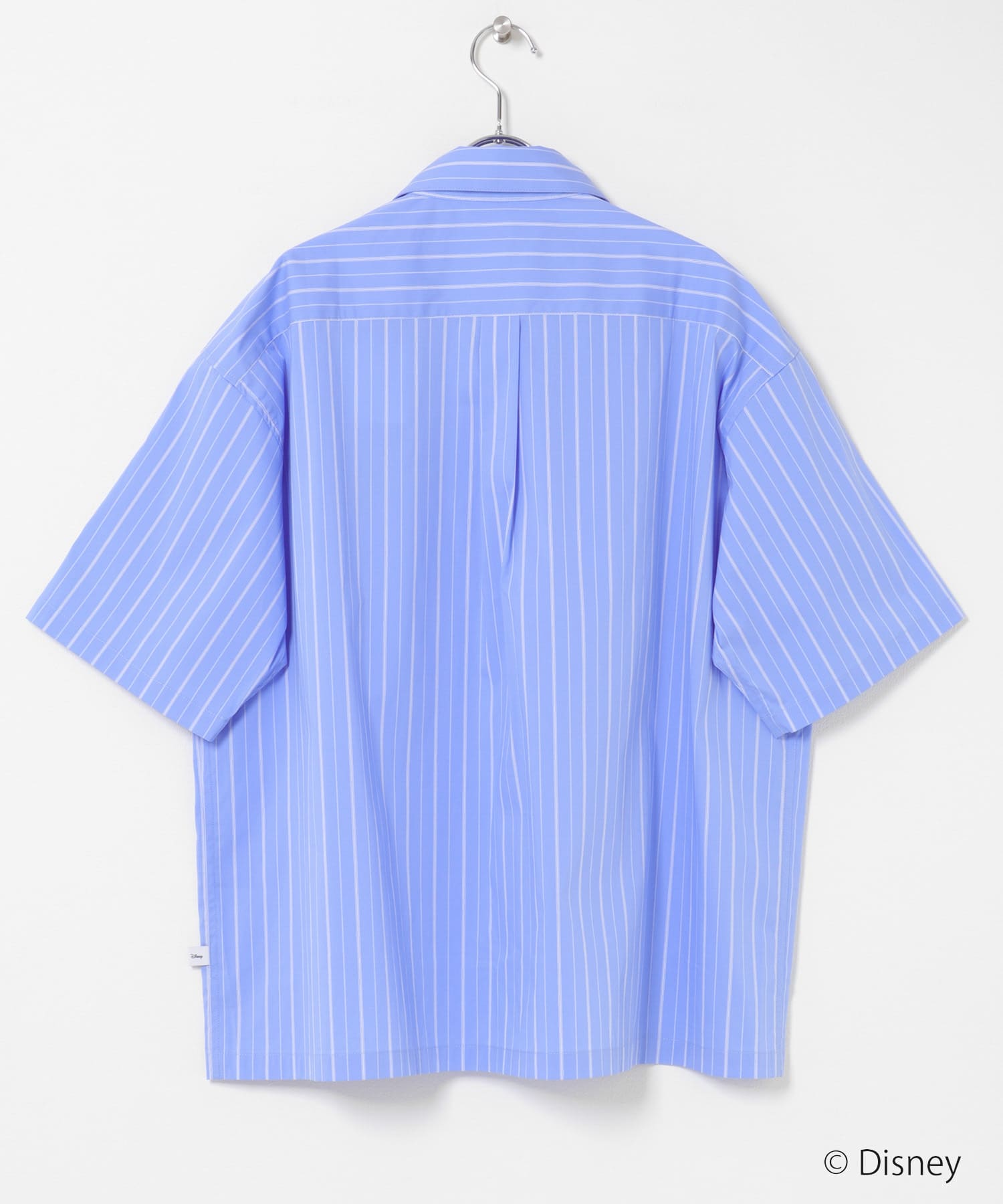別注/Disney/ストライプシャツ BLUE M