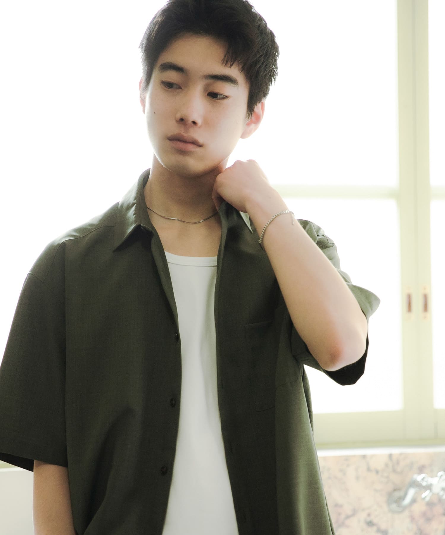 身長：181cm サイズ：L