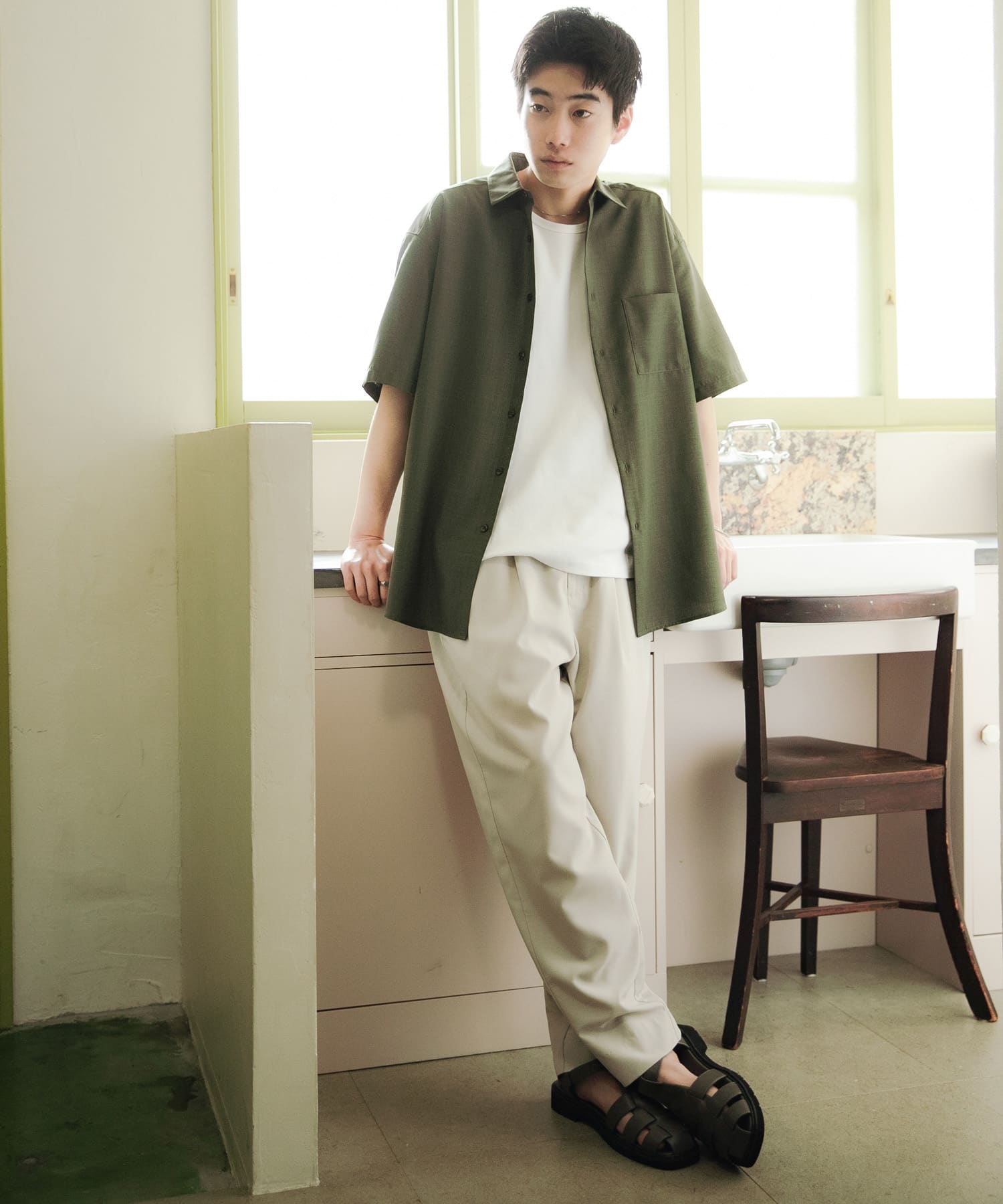 身長：181cm サイズ：L