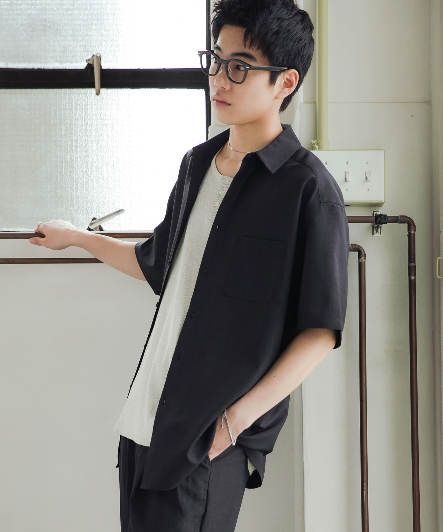 身長：181cm サイズ：L